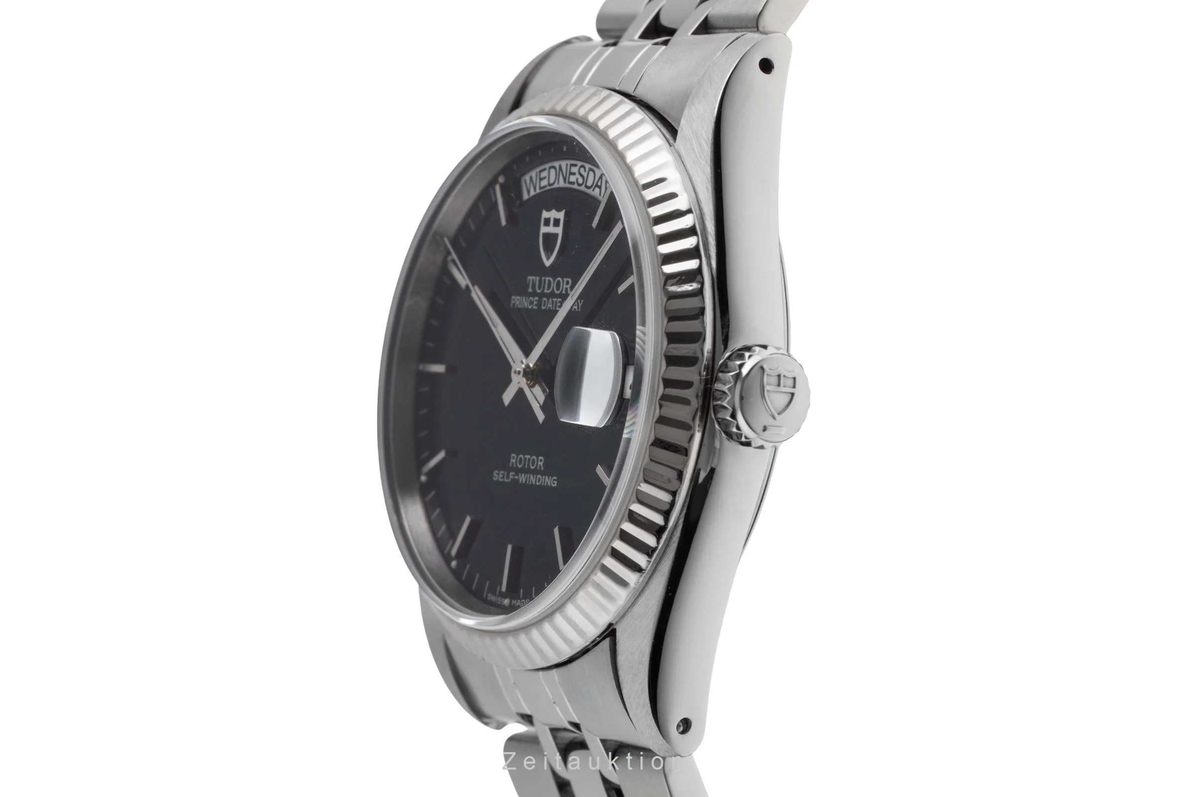 Tudor Date-Day steel / white gold automatic men's watch 76214  [2502661] - Image 7