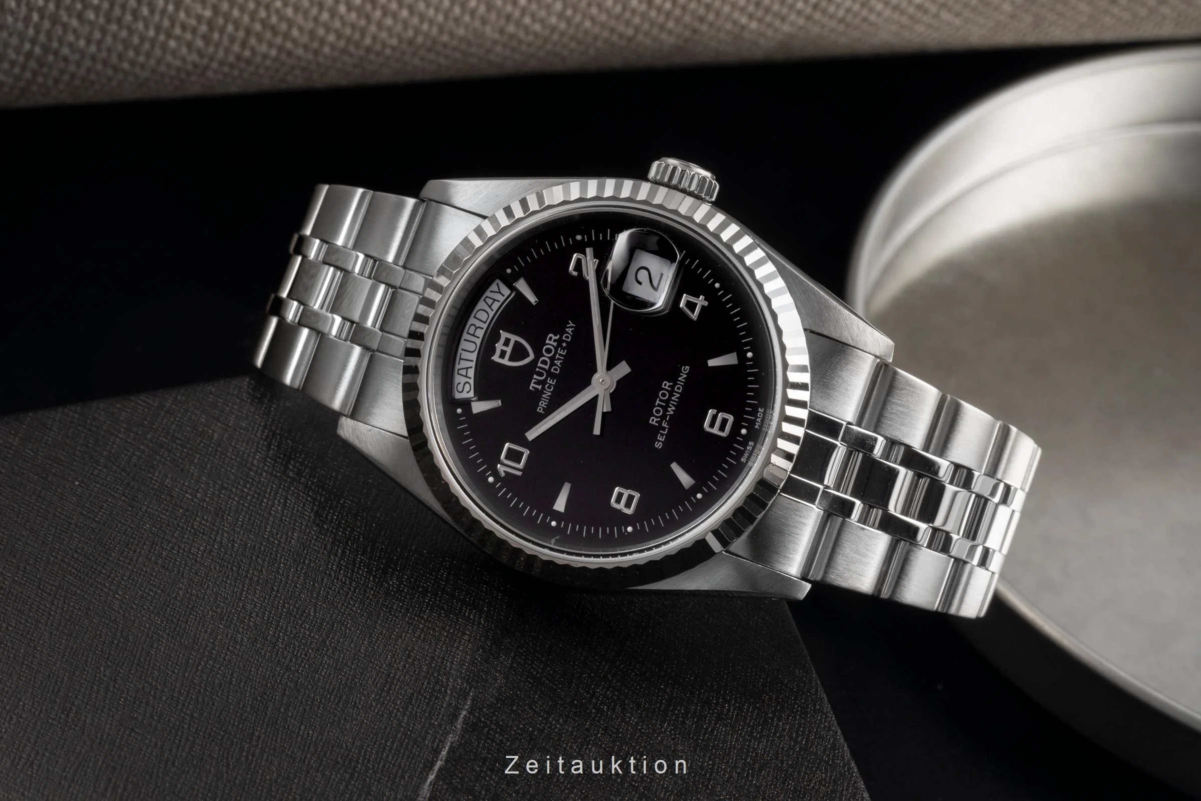 Tudor Date-Day steel / white gold automatic men's watch 76214  [2503229] - Image 3