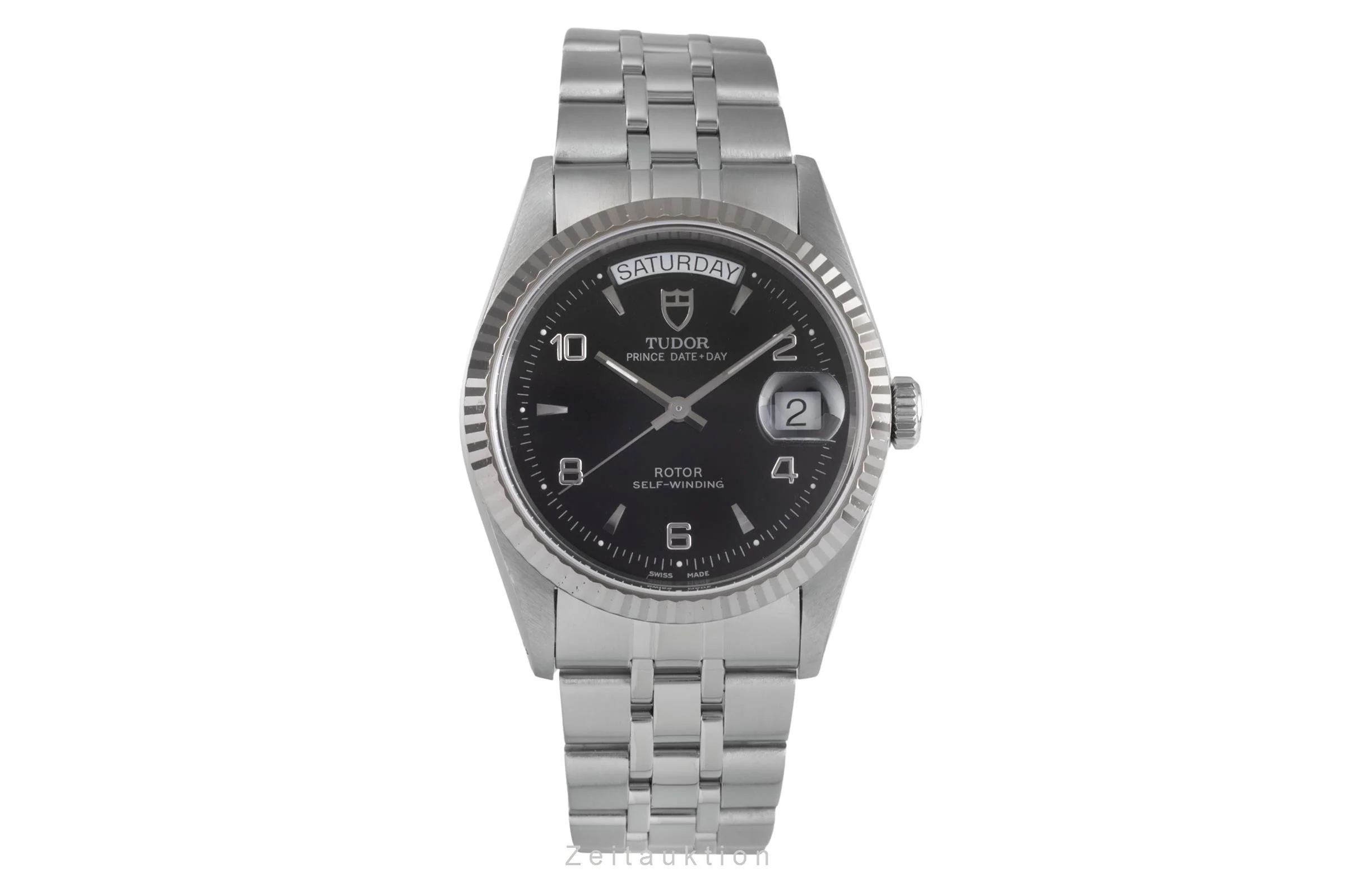 Tudor Date-Day steel / white gold automatic men's watch 76214  [2503229] - Image 5