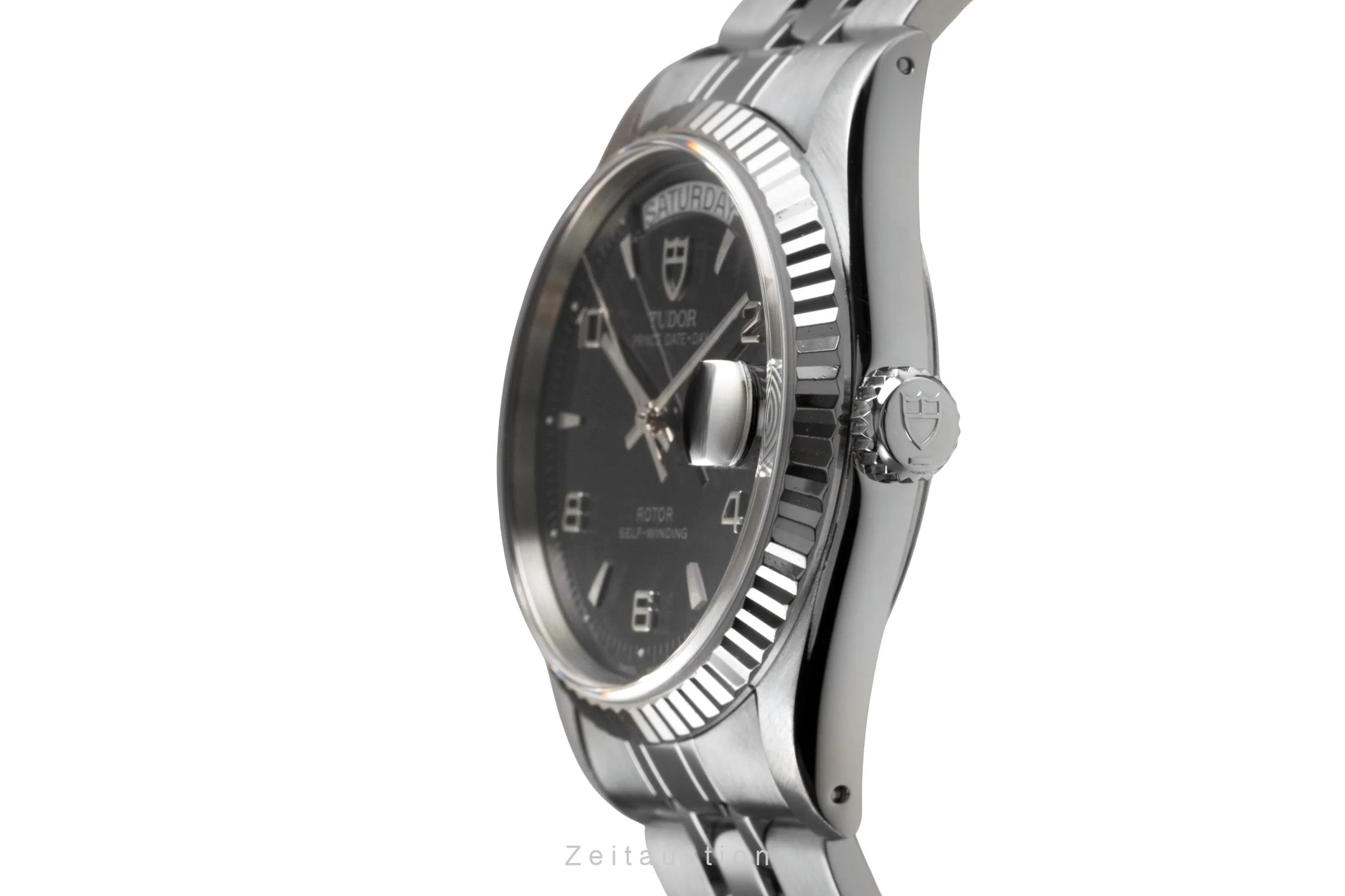 Tudor Date-Day steel / white gold automatic men's watch 76214  [2503229] - Image 7