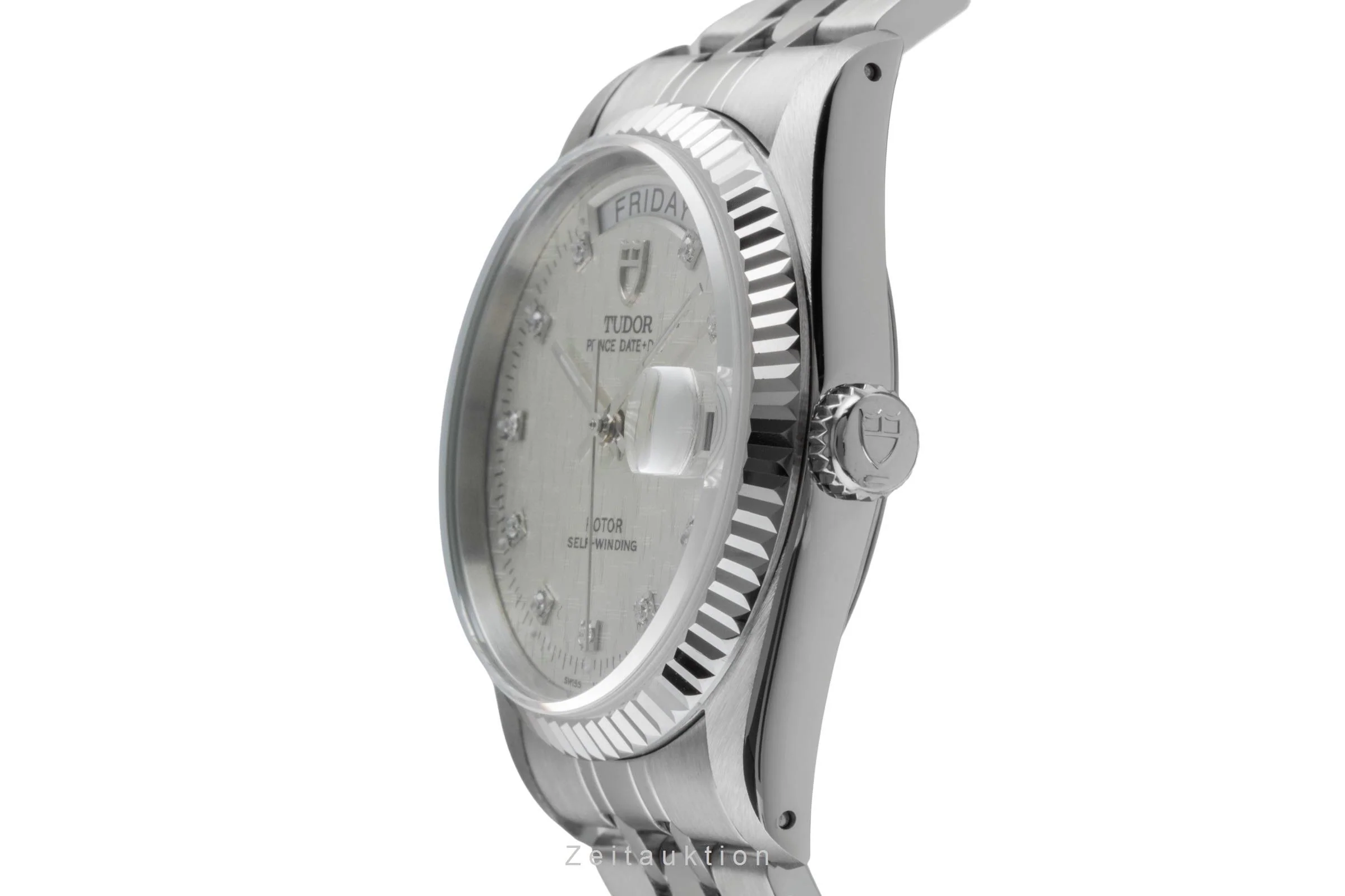 Tudor Date-Day steel / white gold automatic men's watch 76214  [2505497] - Image 7