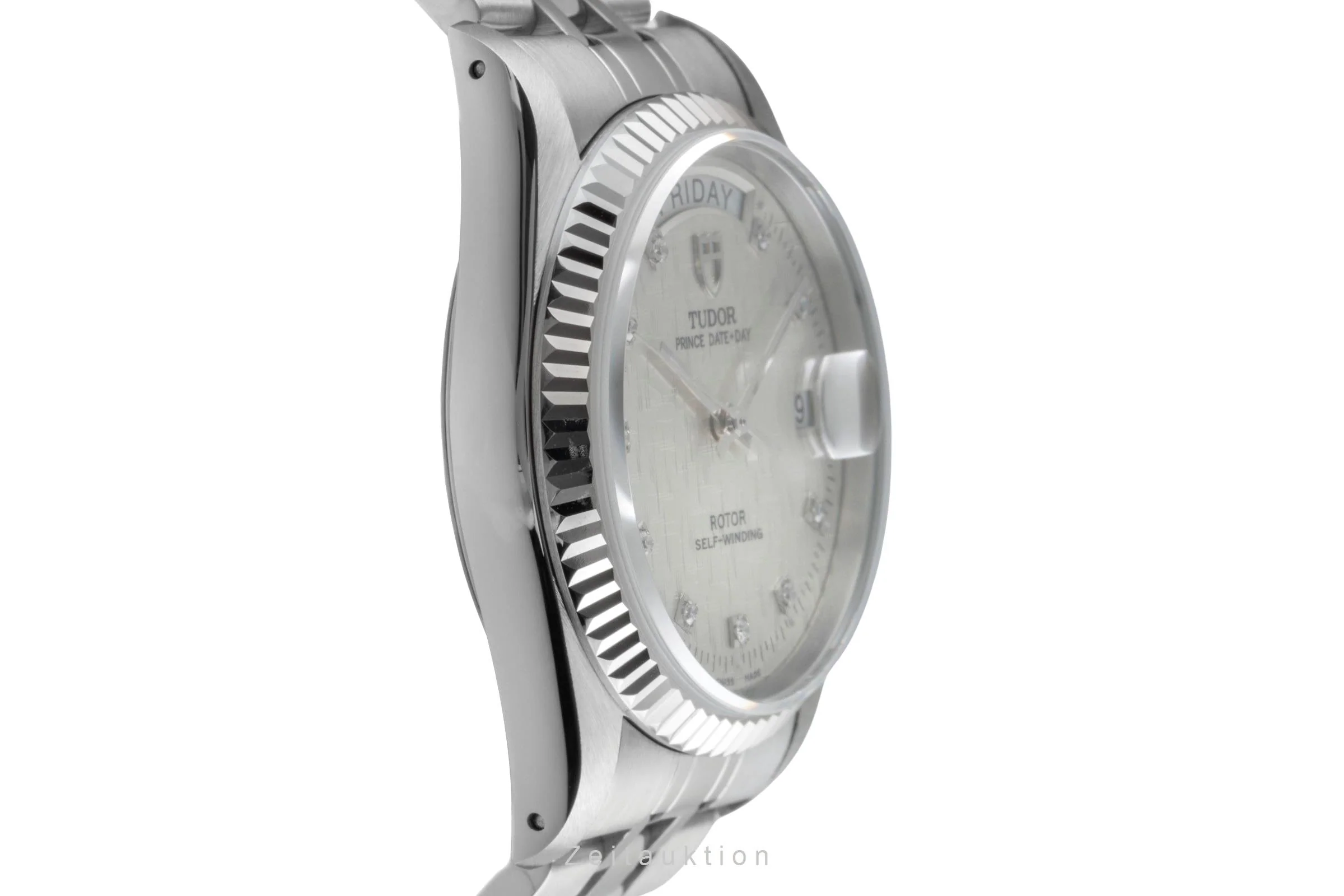Tudor Date-Day steel / white gold automatic men's watch 76214  [2505497] - Image 8