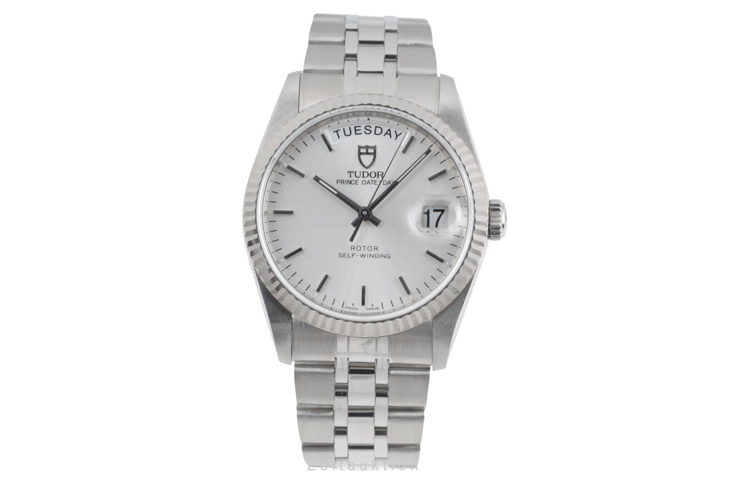 Tudor Date-Day steel / white gold automatic men's watch 76214  [2505498] - Image 5