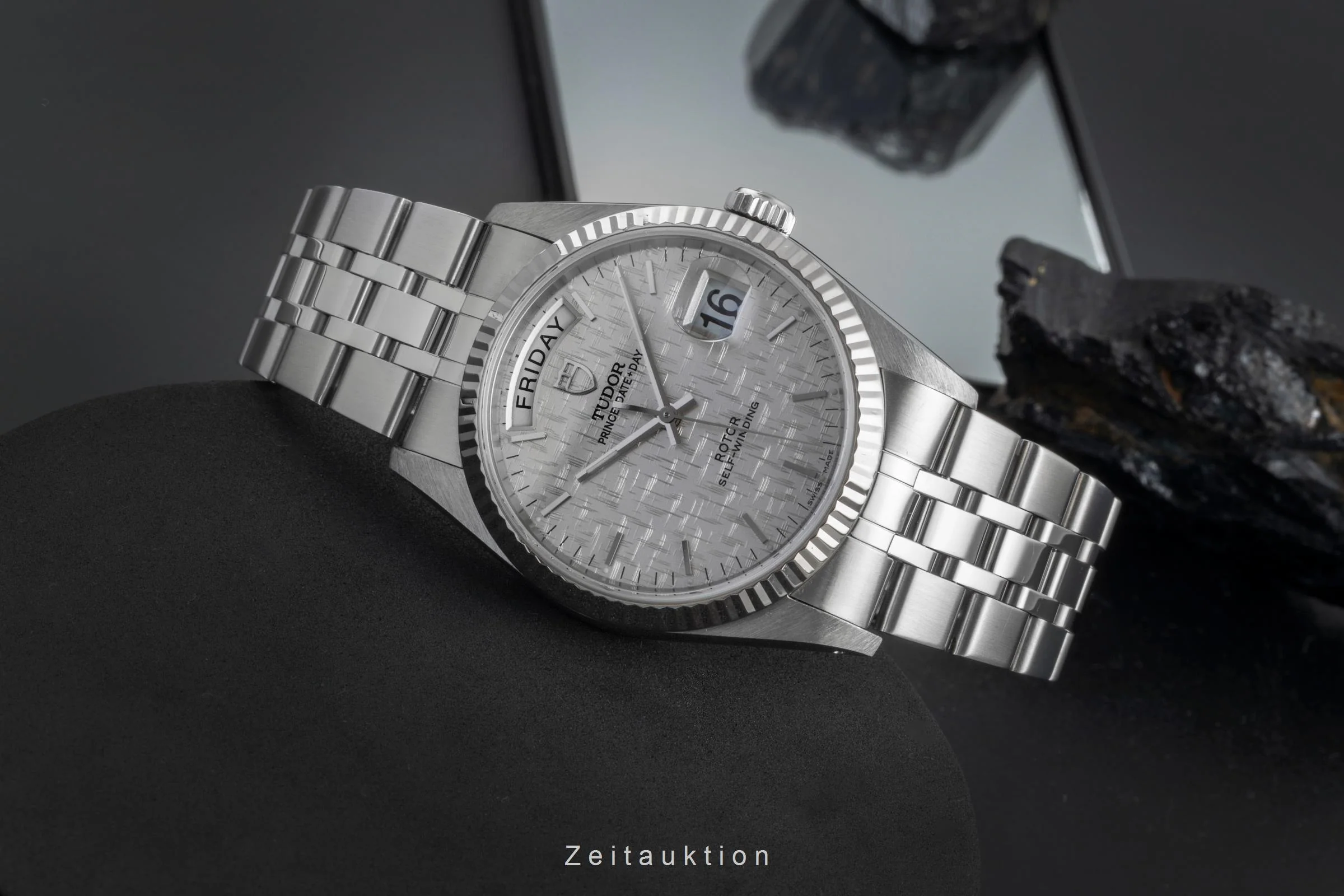 Tudor Date-Day steel / white gold automatic men's watch 76214  [2507290] - Image 3