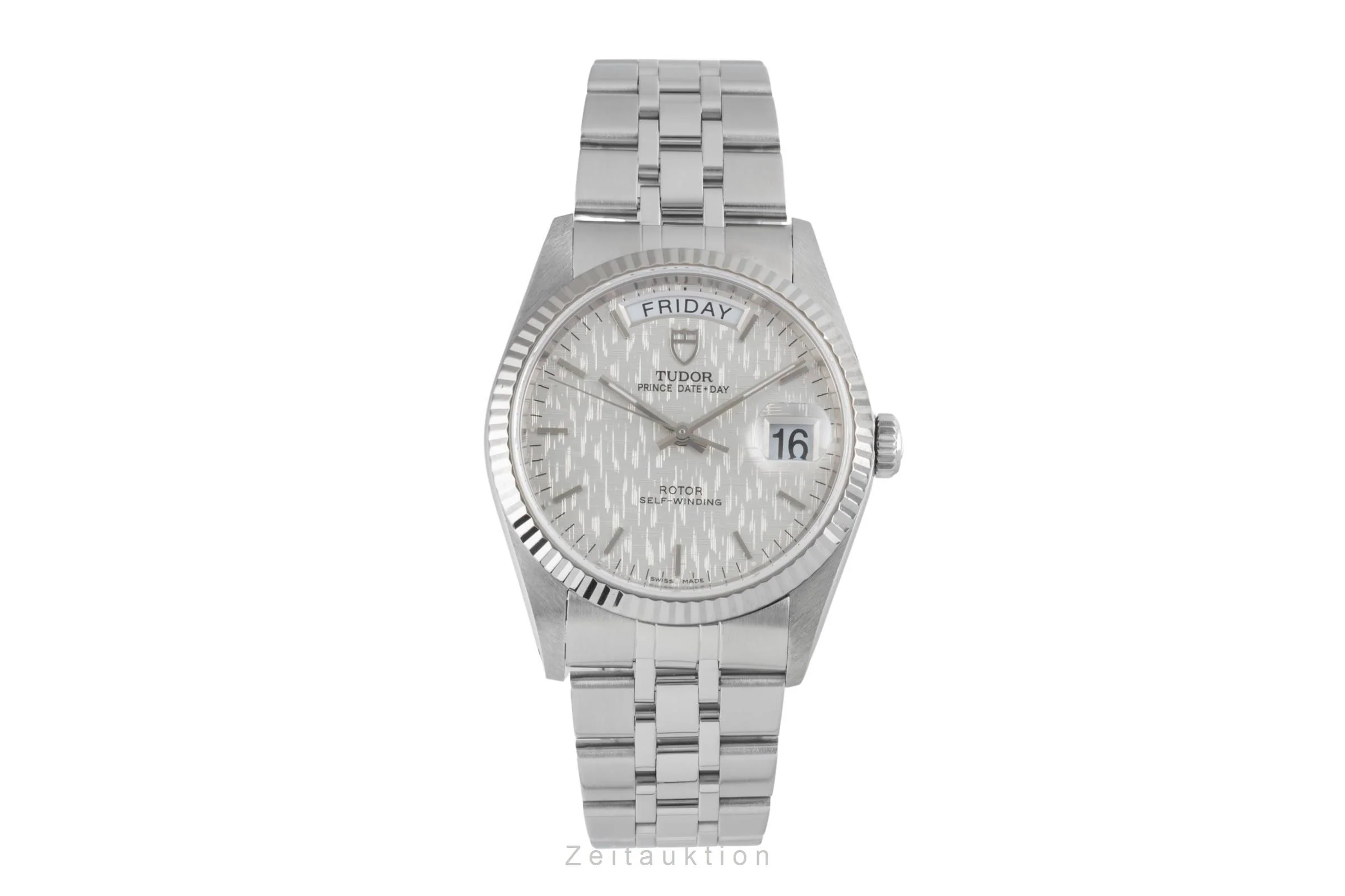 Tudor Date-Day steel / white gold automatic men's watch 76214  [2507290] - Image 5