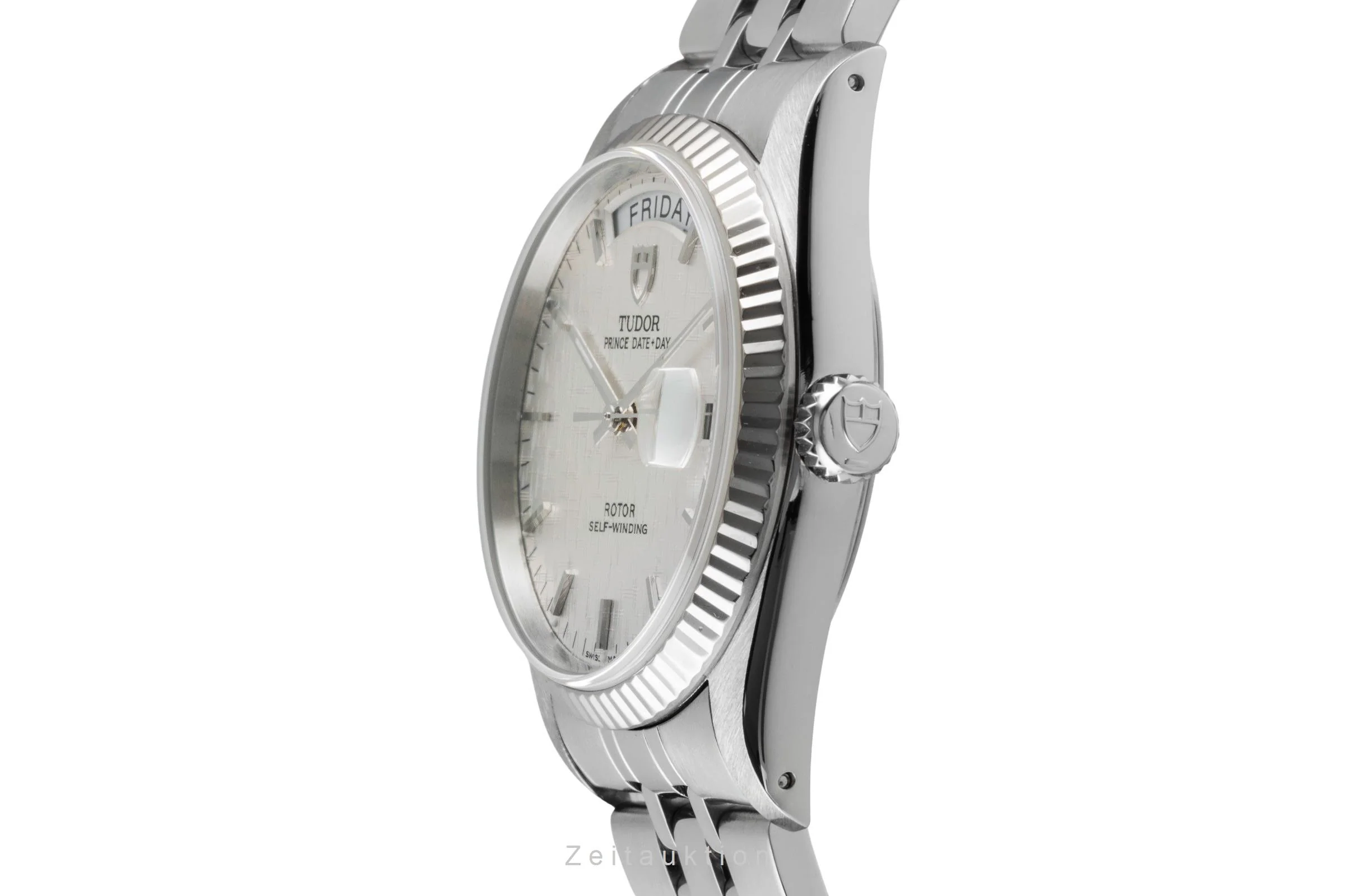 Tudor Date-Day steel / white gold automatic men's watch 76214  [2507290] - Image 7
