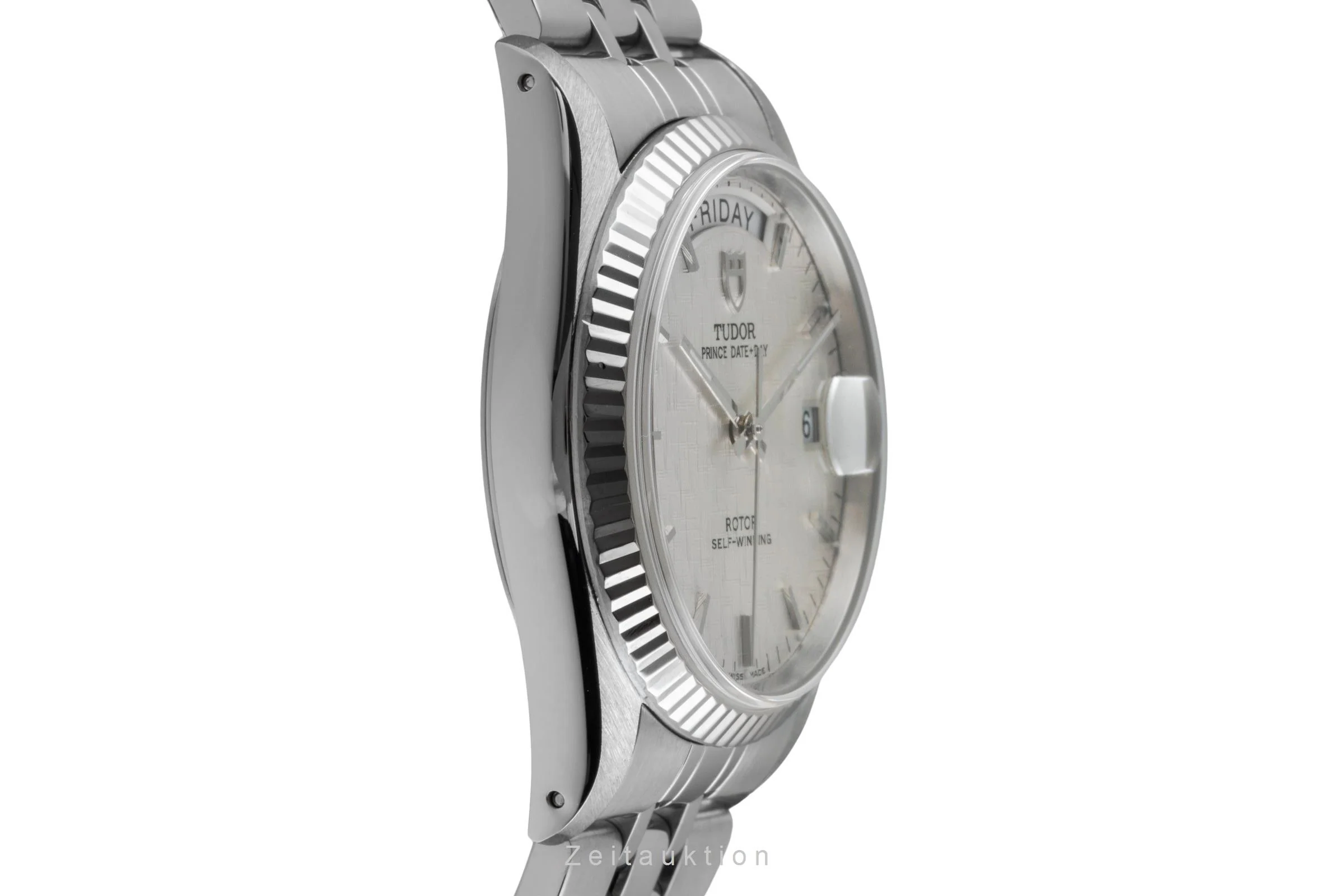 Tudor Date-Day steel / white gold automatic men's watch 76214  [2507290] - Image 8