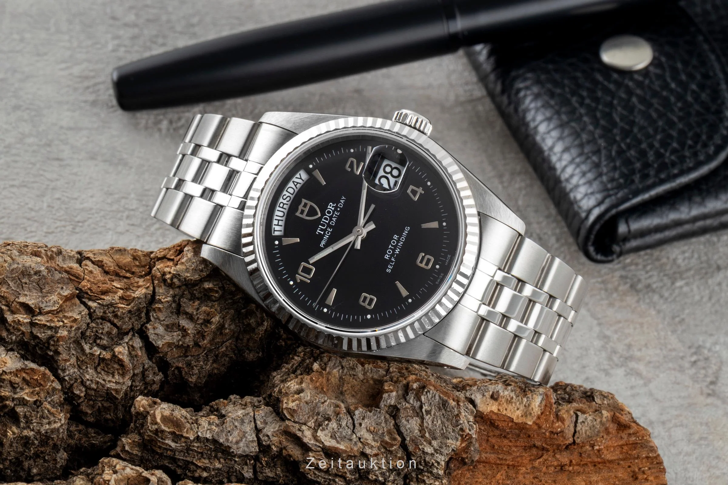 Tudor Date-Day steel / white gold automatic men's watch 76214  [2600448] - Image 3