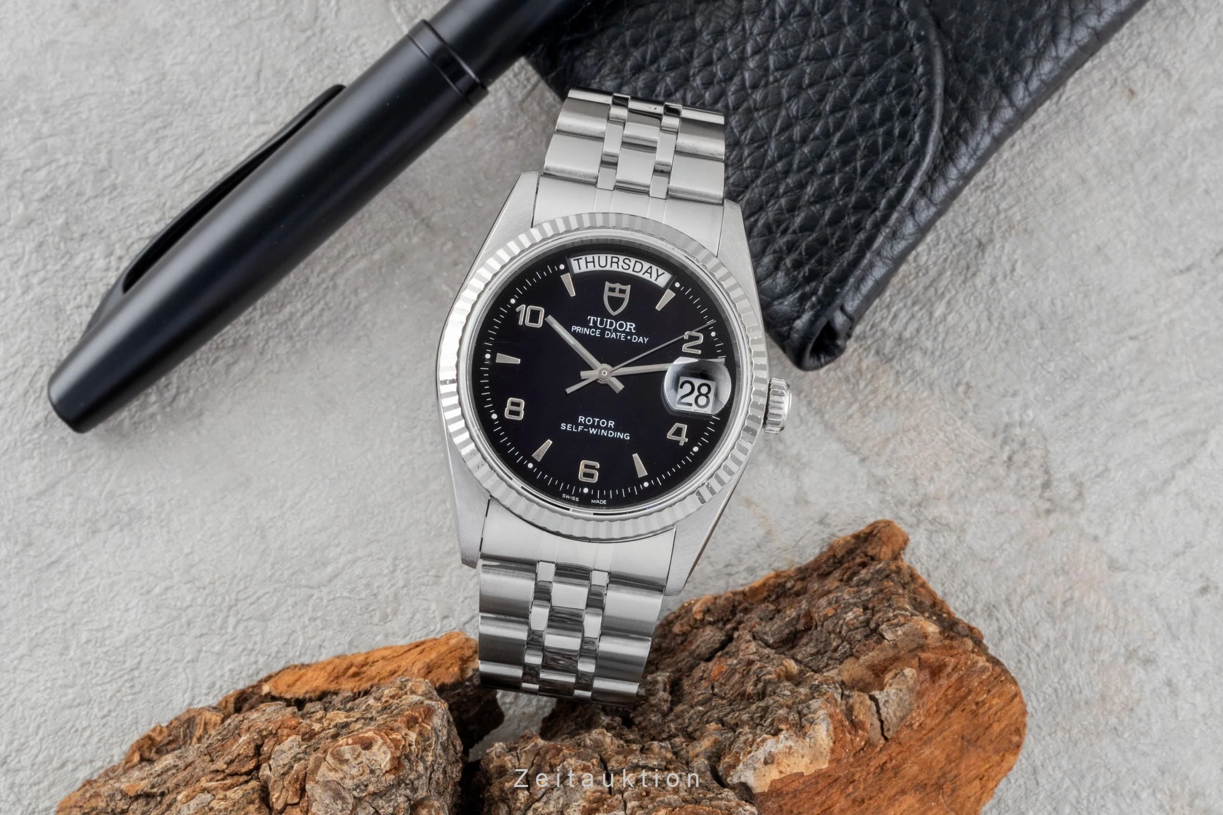 Tudor Date-Day steel / white gold automatic men's watch 76214  [2600448] - Image 4