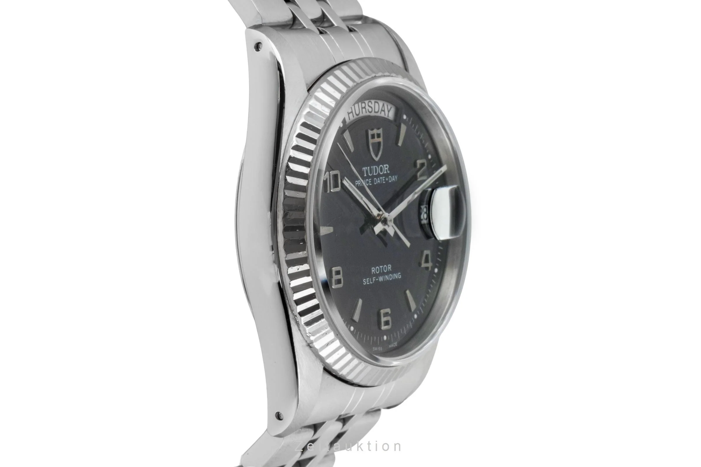 Tudor Date-Day steel / white gold automatic men's watch 76214  [2600448] - Image 8