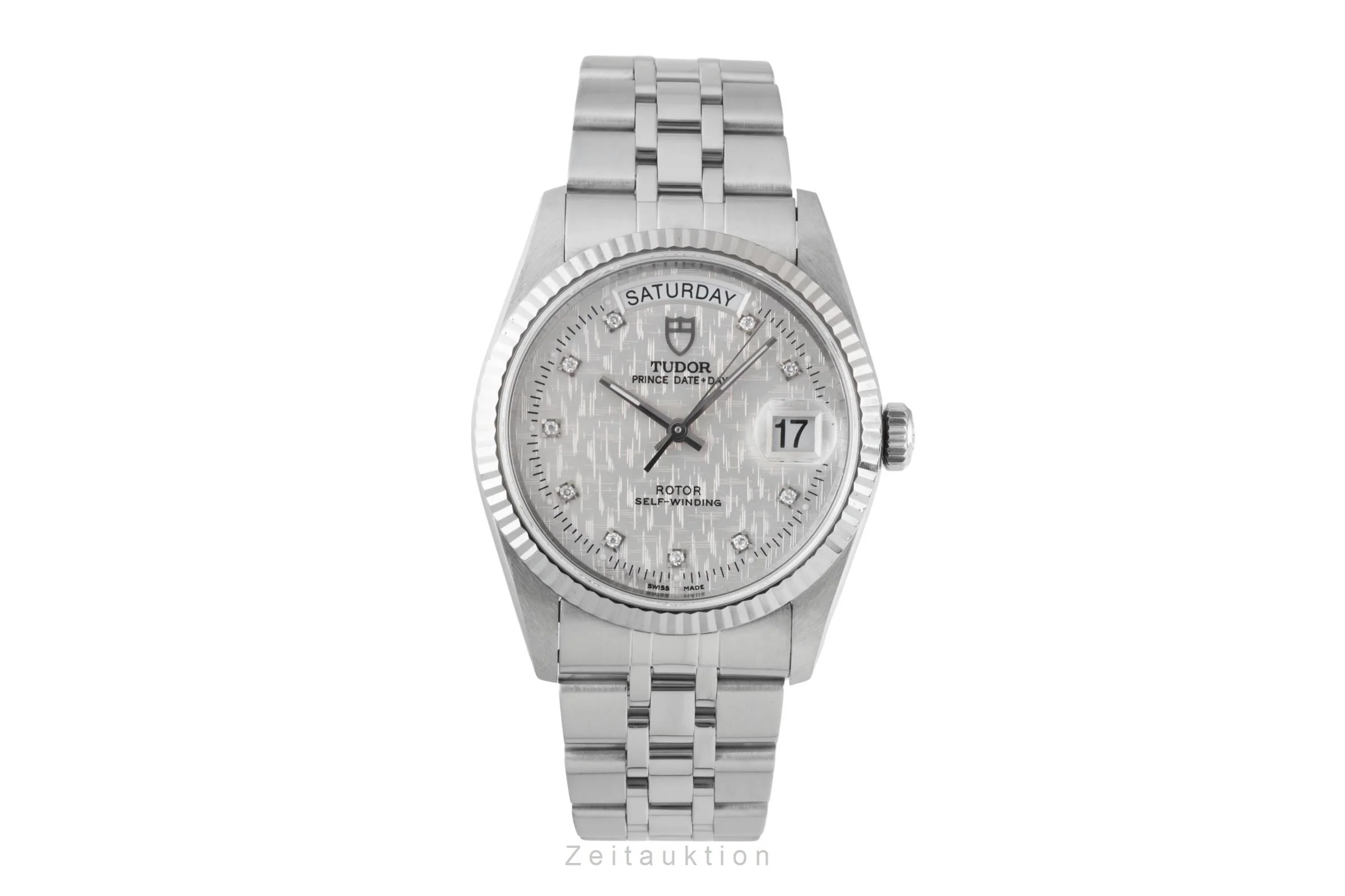 Tudor Date-Day steel / white gold automatic men's watch 76214  [2600449] - Image 5