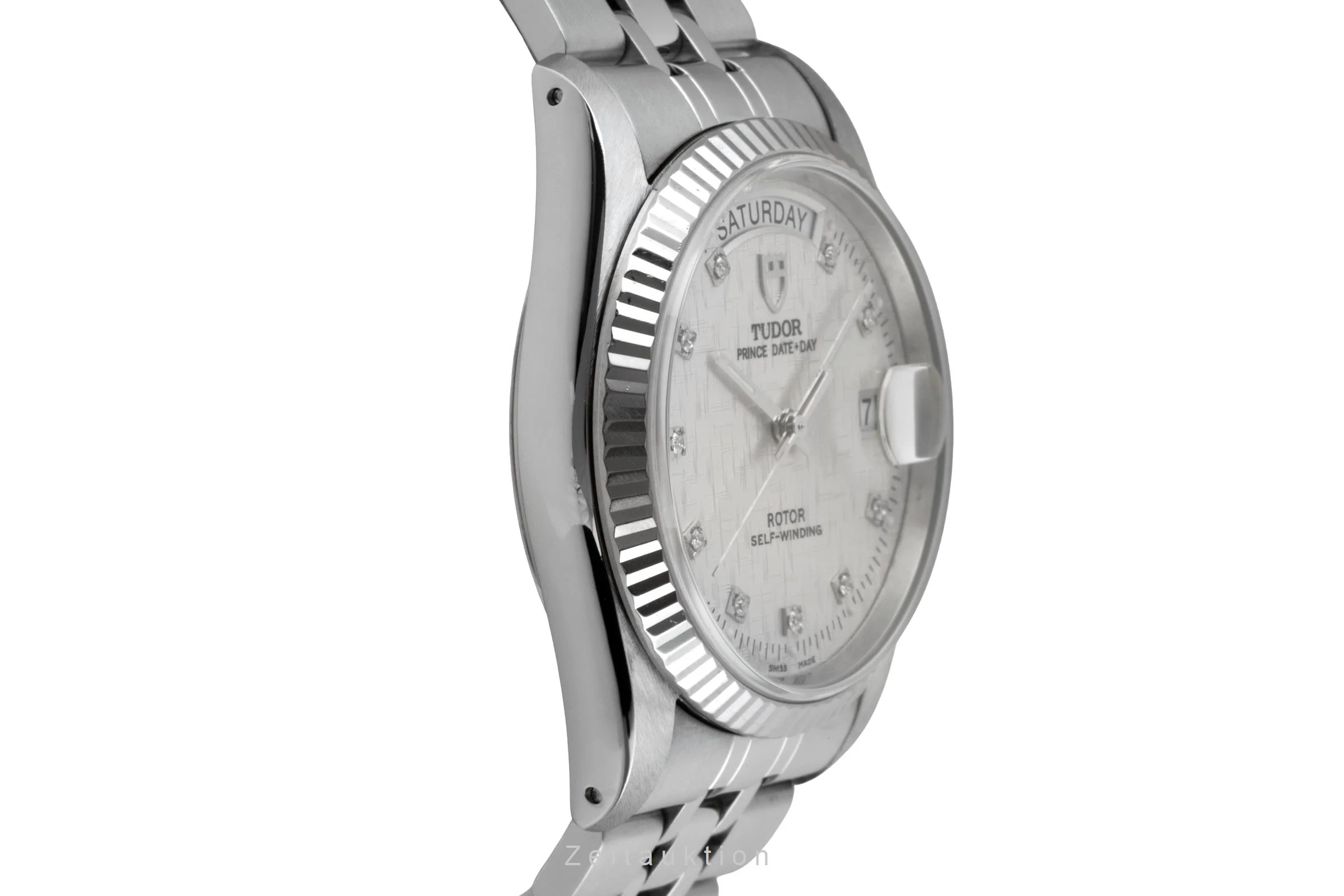 Tudor Date-Day steel / white gold automatic men's watch 76214  [2600449] - Image 8