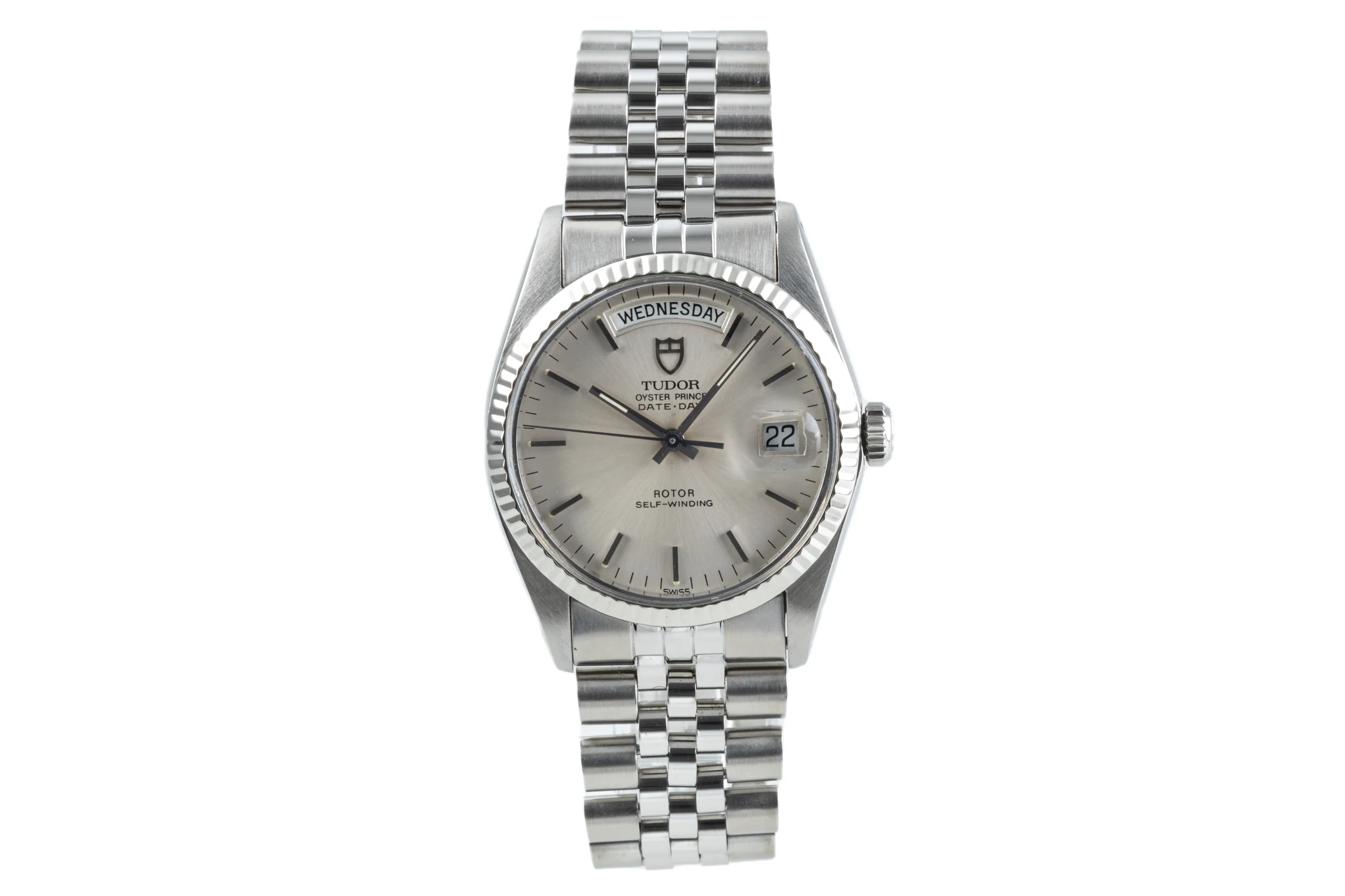 Tudor Date-Day steel / white gold automatic men's watch 94614  [2304719] - Image 4