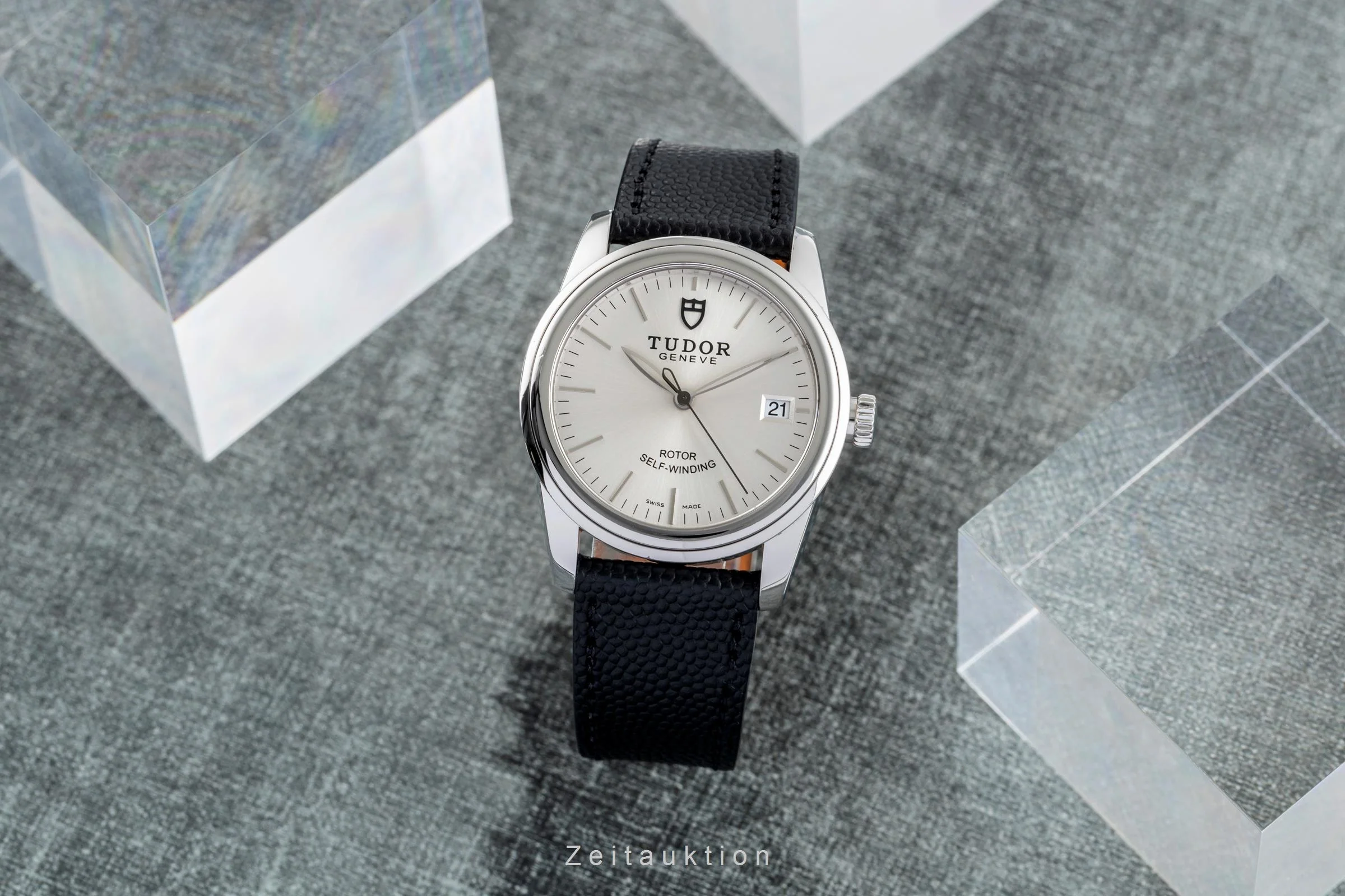 Tudor Glamour Date steel automatic men's watch 55000  [2503411] - Image 4