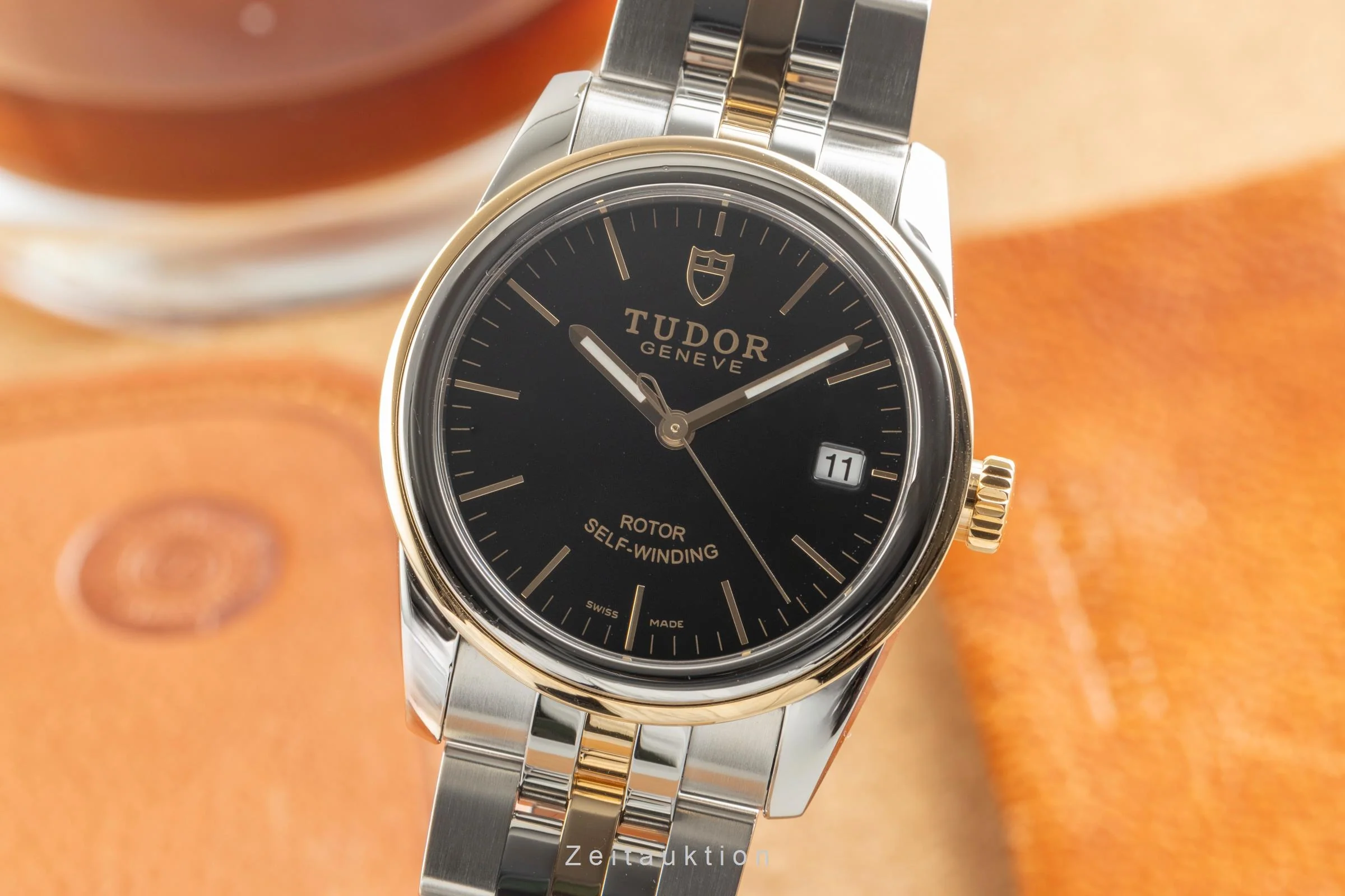 Tudor Glamour Date steel / gold automatic men's watch 55003  [2504254] - Image 2