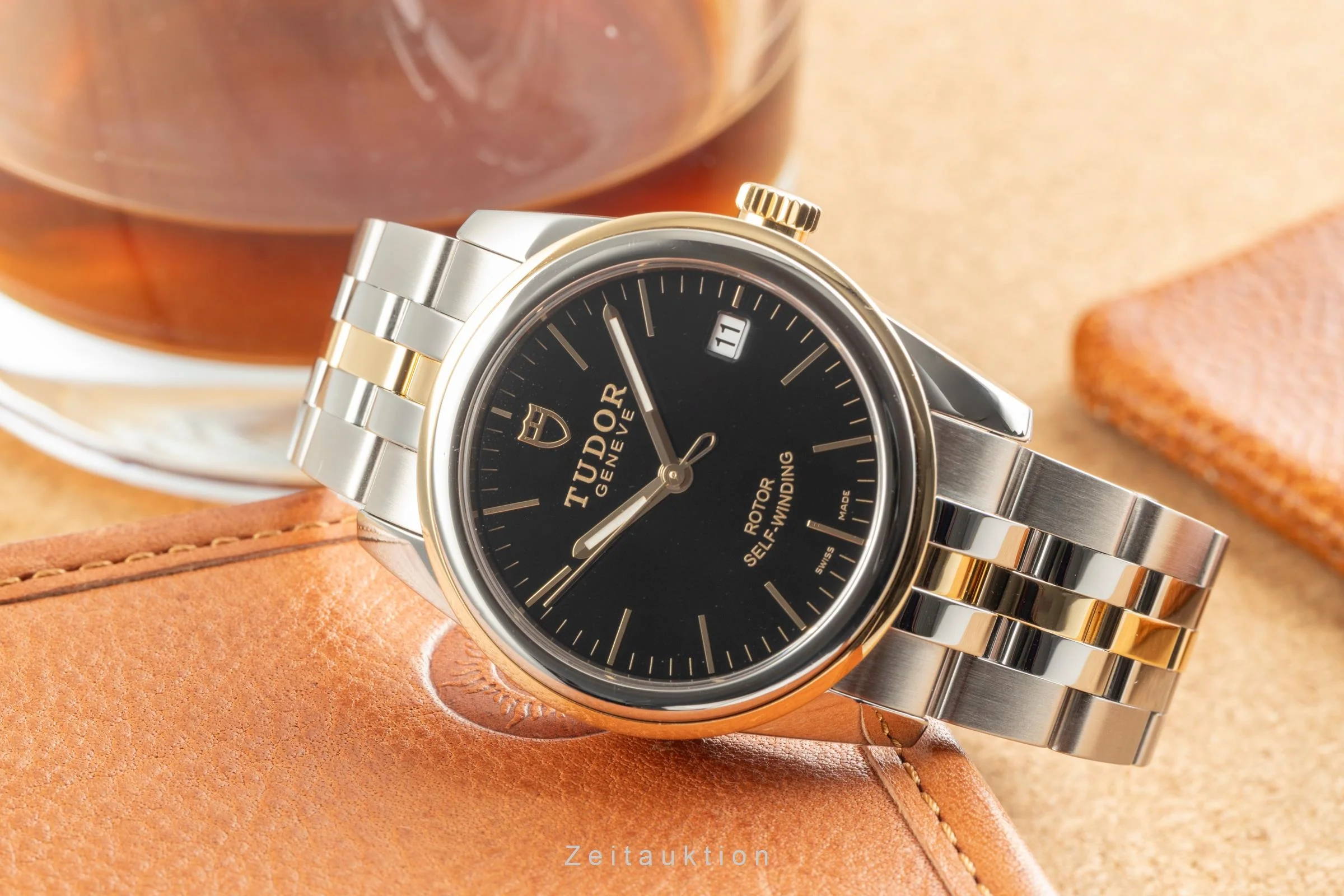 Tudor Glamour Date steel / gold automatic men's watch 55003  [2504254] - Image 3