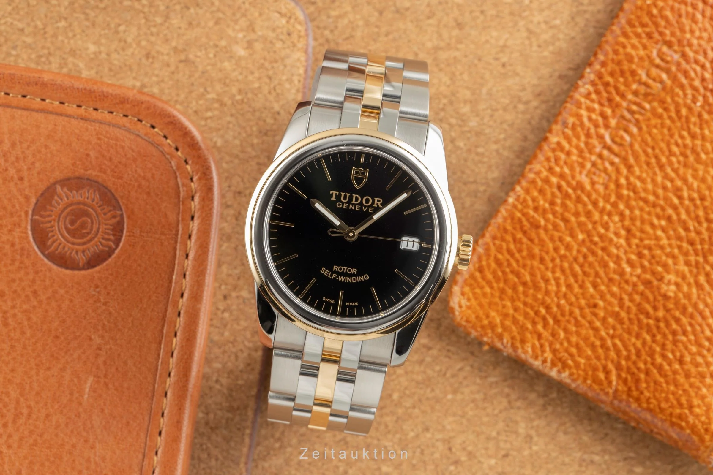 Tudor Glamour Date steel / gold automatic men's watch 55003  [2504254] - Image 4