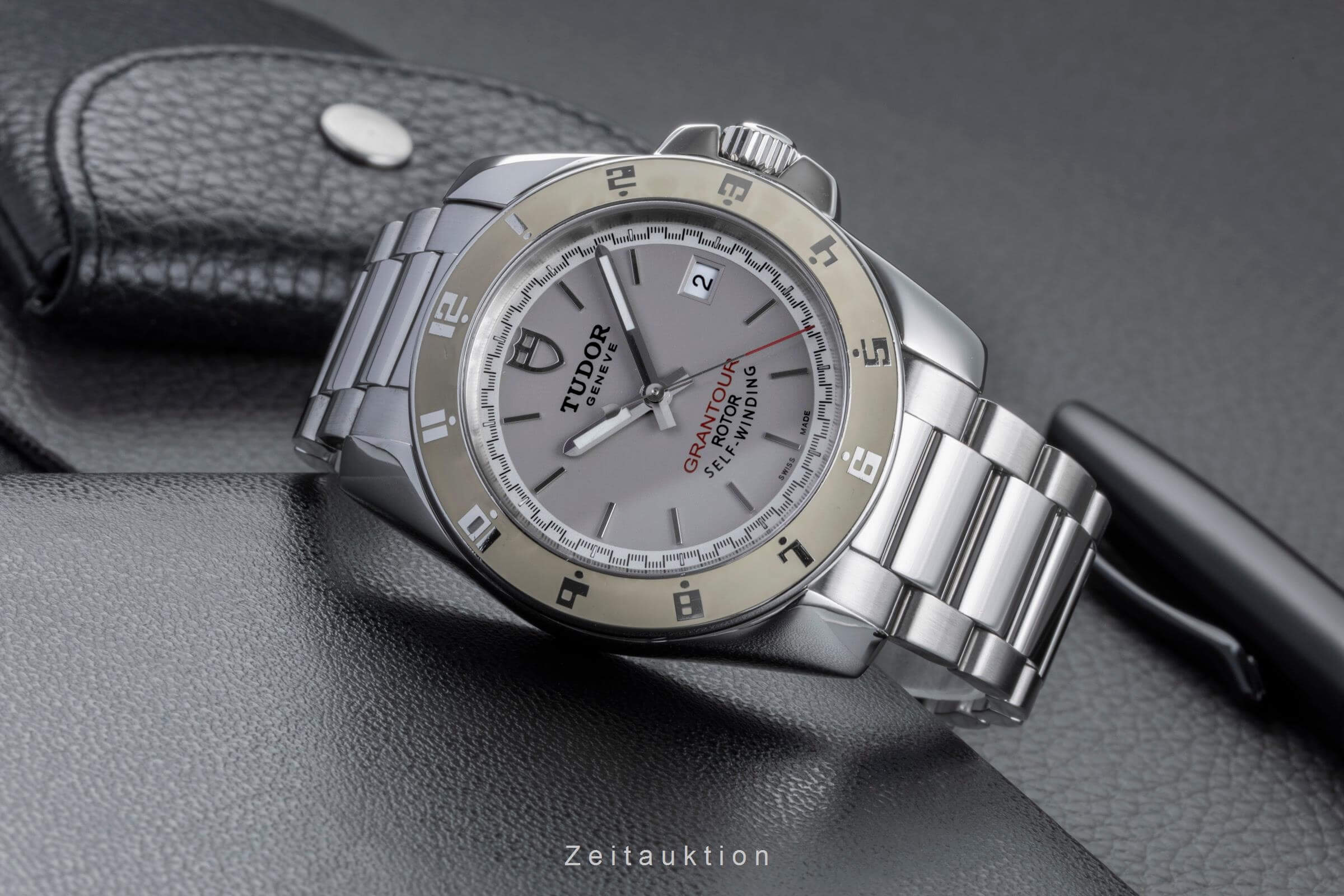Tudor Grantour chronograph steel automatic men's watch 20050  [2502008] - Image 3