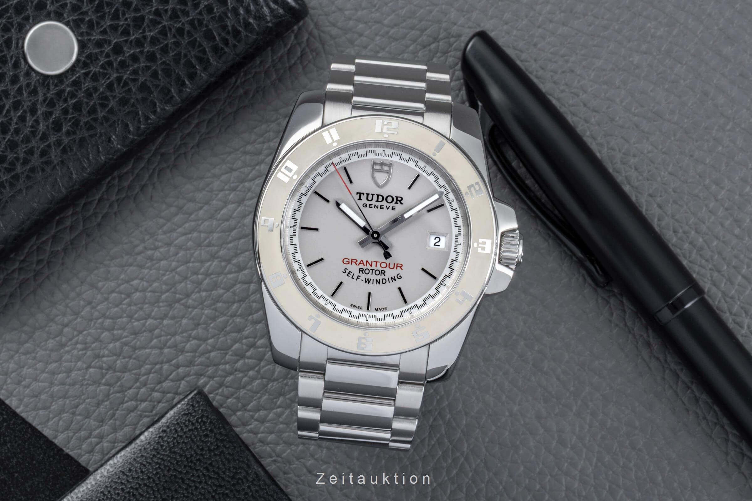 Tudor Grantour chronograph steel automatic men's watch 20050  [2502008] - Image 4