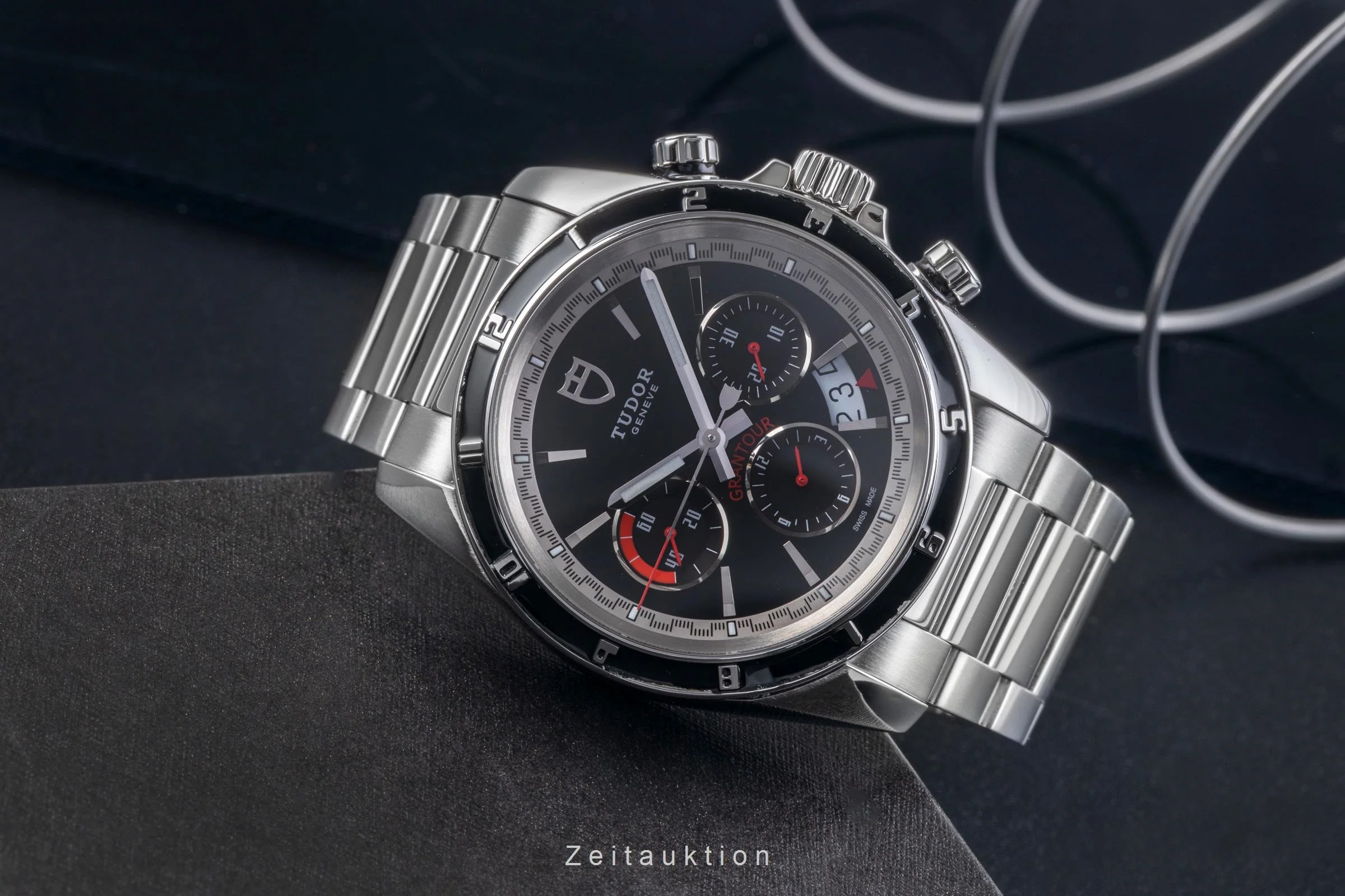 Tudor Grantour chronograph steel automatic men's watch 20530  [2505931] - Image 3