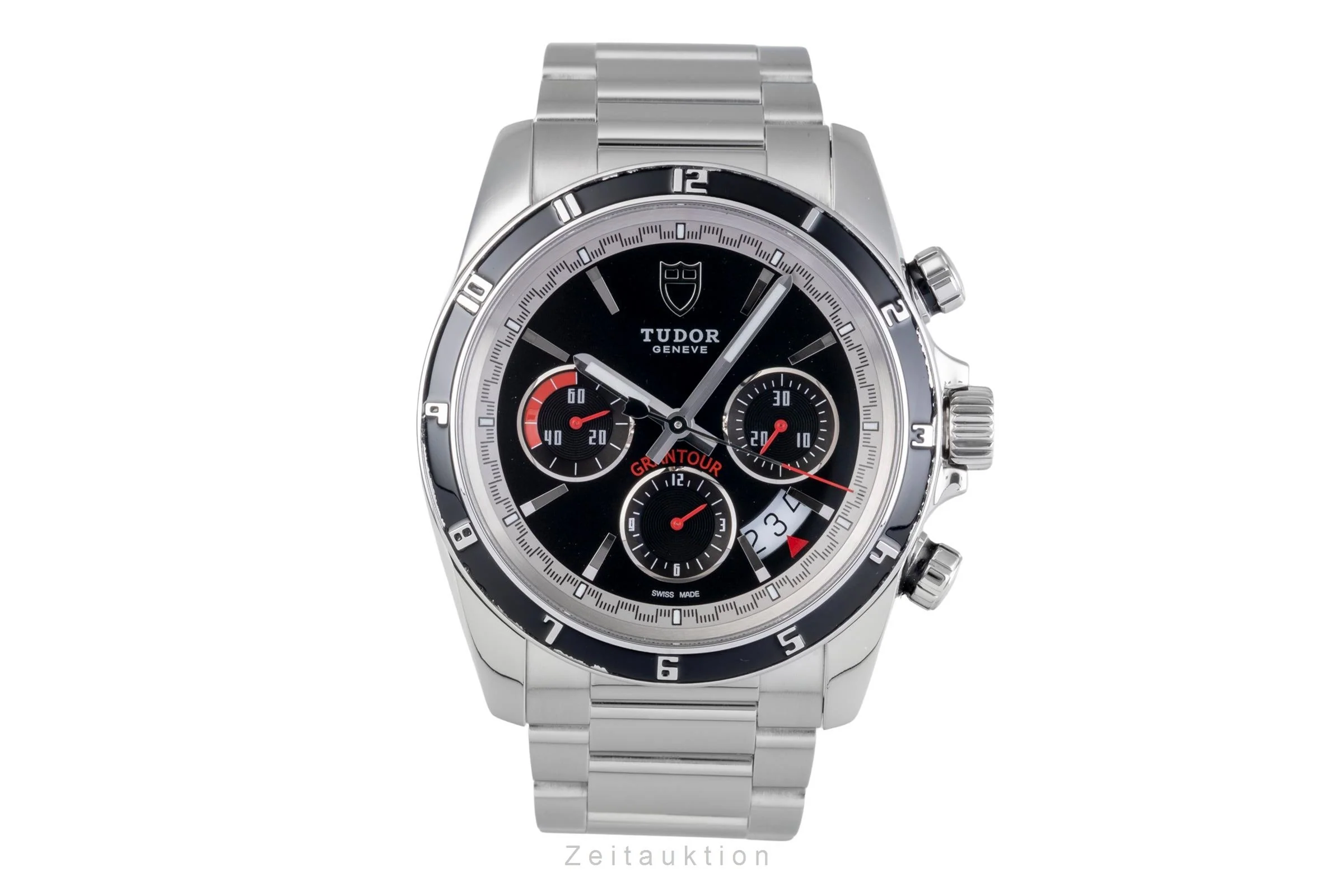 Tudor Grantour chronograph steel automatic men's watch 20530  [2505931] - Image 5
