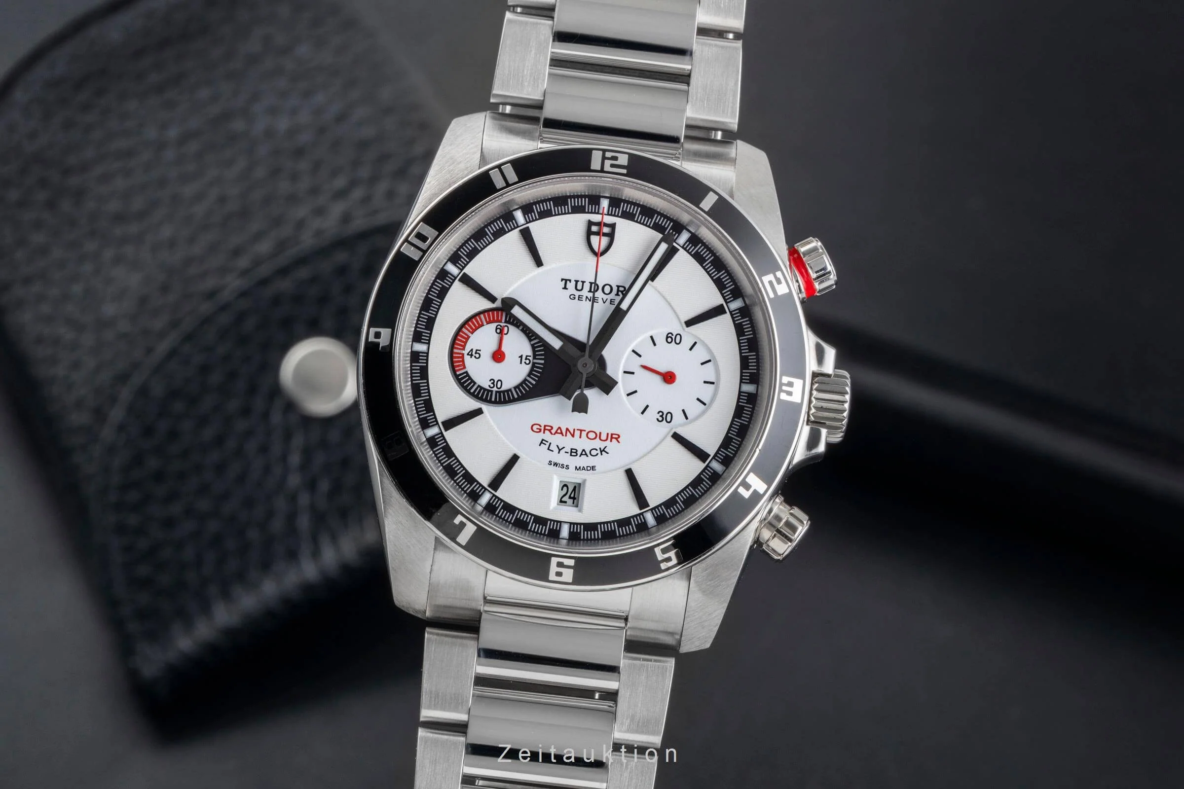 Tudor Grantour chronograph steel automatic men's watch 20550  [2501151] - Image 2