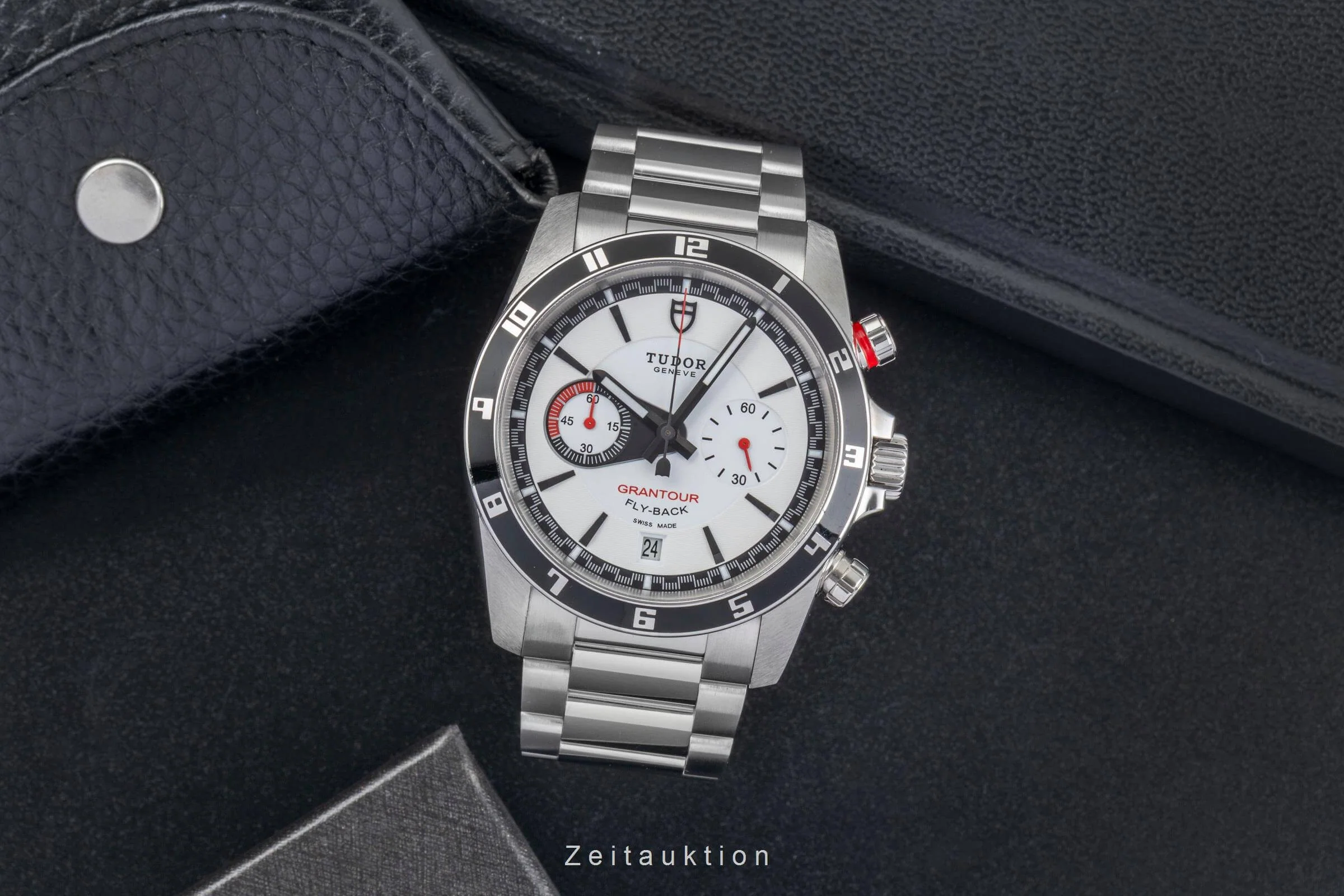 Tudor Grantour chronograph steel automatic men's watch 20550  [2501151] - Image 4