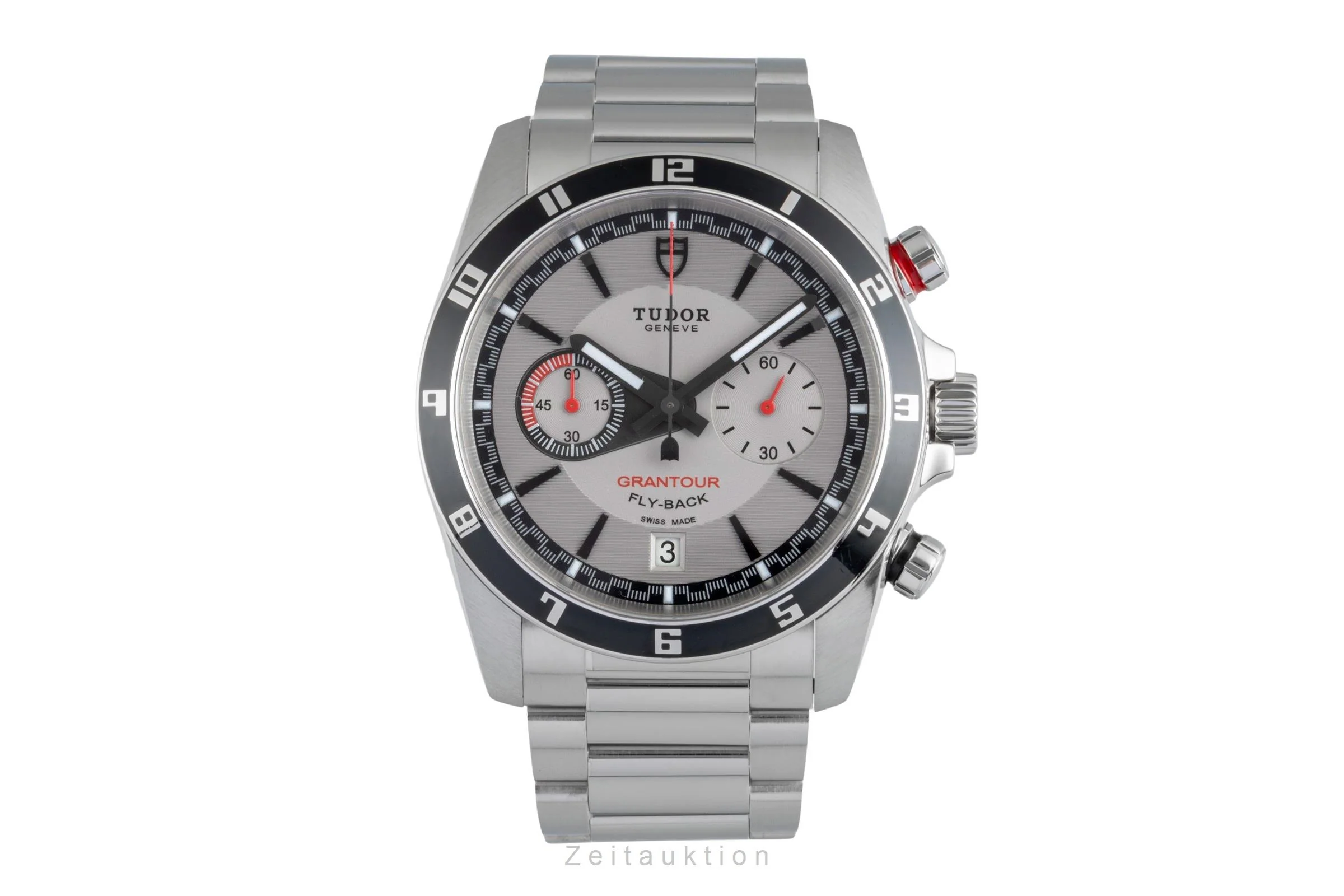 Tudor Grantour chronograph steel automatic men's watch 20550  [2505930] - Image 5
