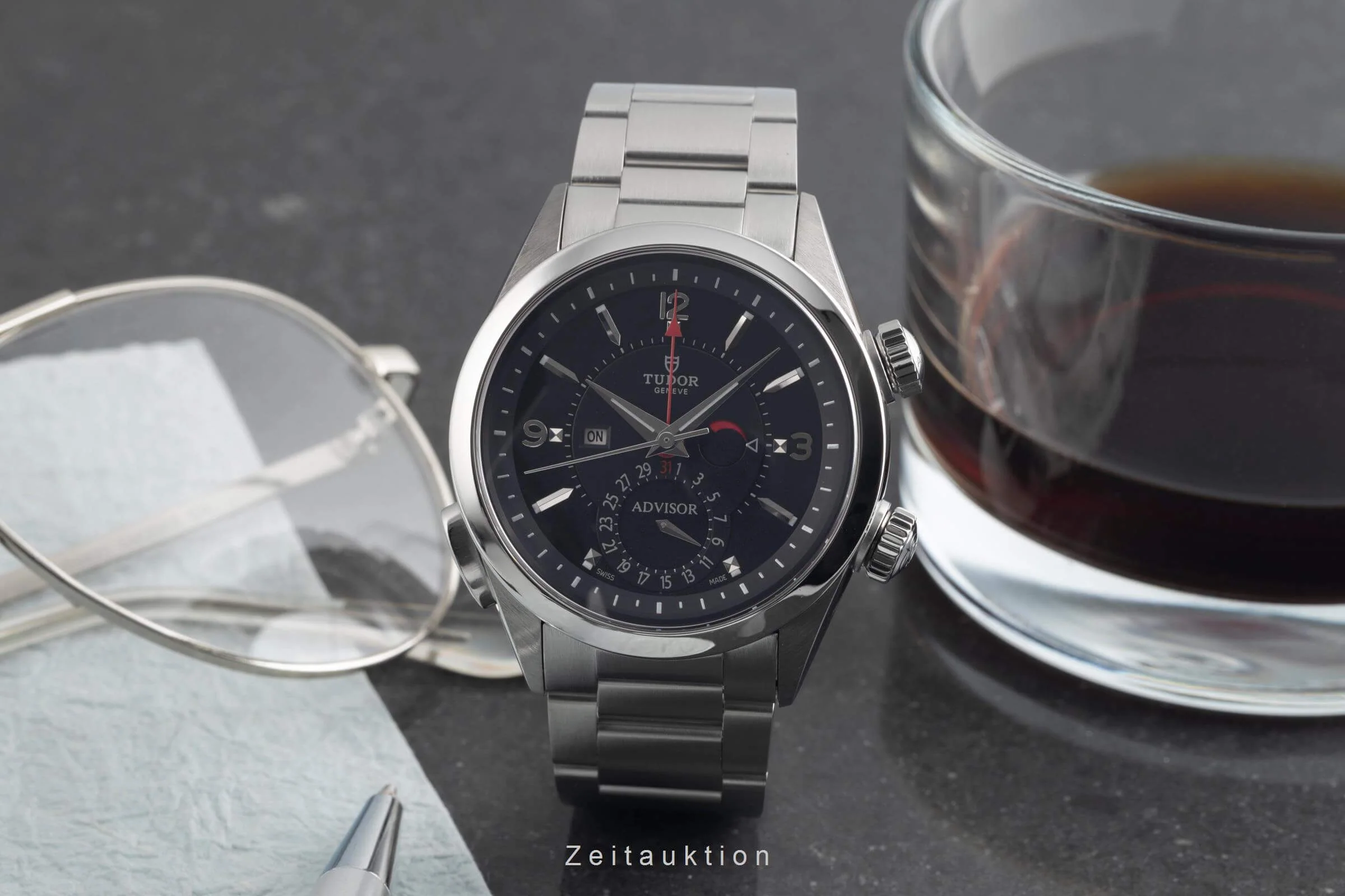 Tudor Heritage Advisor steel automatic men's watch 79620T  [2500027] - Image 4