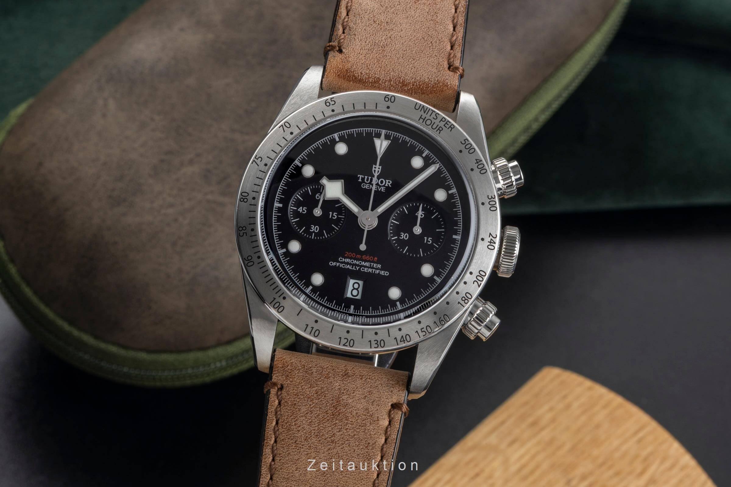 Tudor Heritage Black Bay chronograph steel automatic men's watch 79350  [2501520] - Image 2