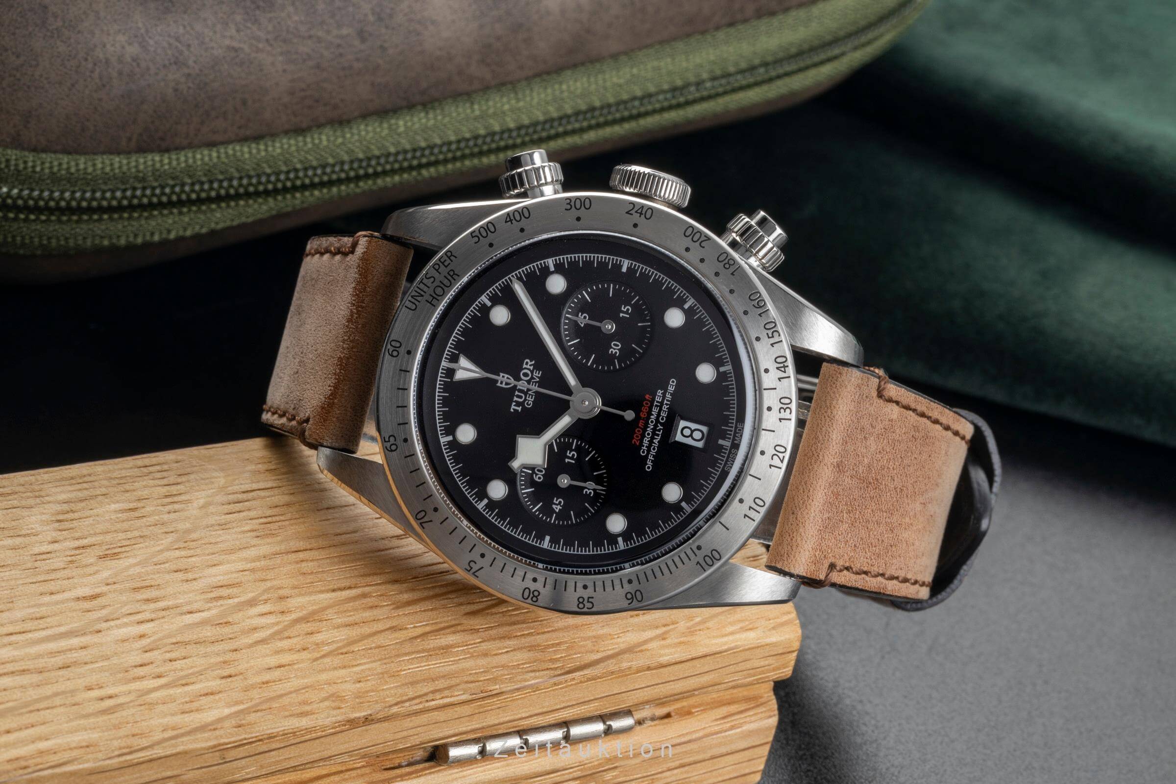 Tudor Heritage Black Bay chronograph steel automatic men's watch 79350  [2501520] - Image 3