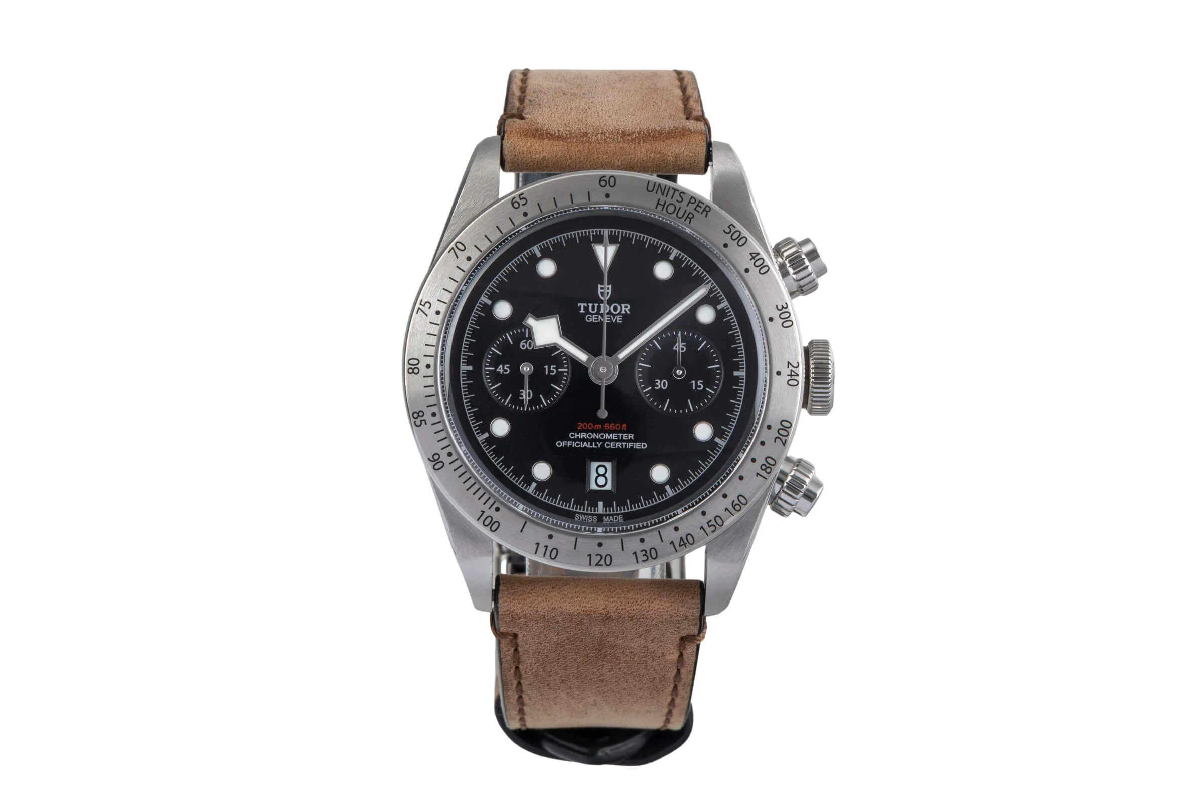 Tudor Heritage Black Bay chronograph steel automatic men's watch 79350  [2501520] - Image 5