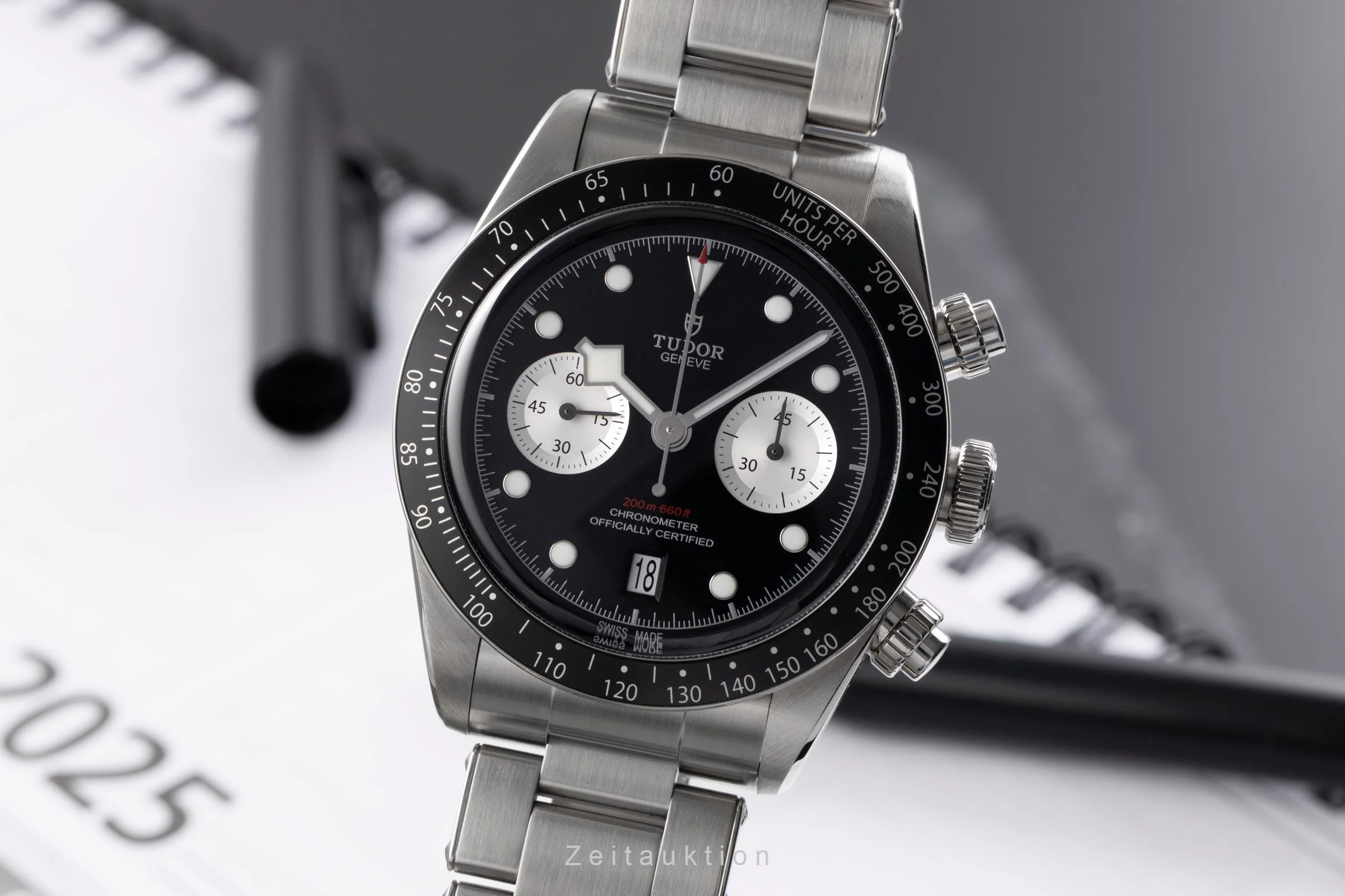 Tudor Heritage Black Bay chronograph steel automatic men's watch 79360N  [2505255] - Image 2