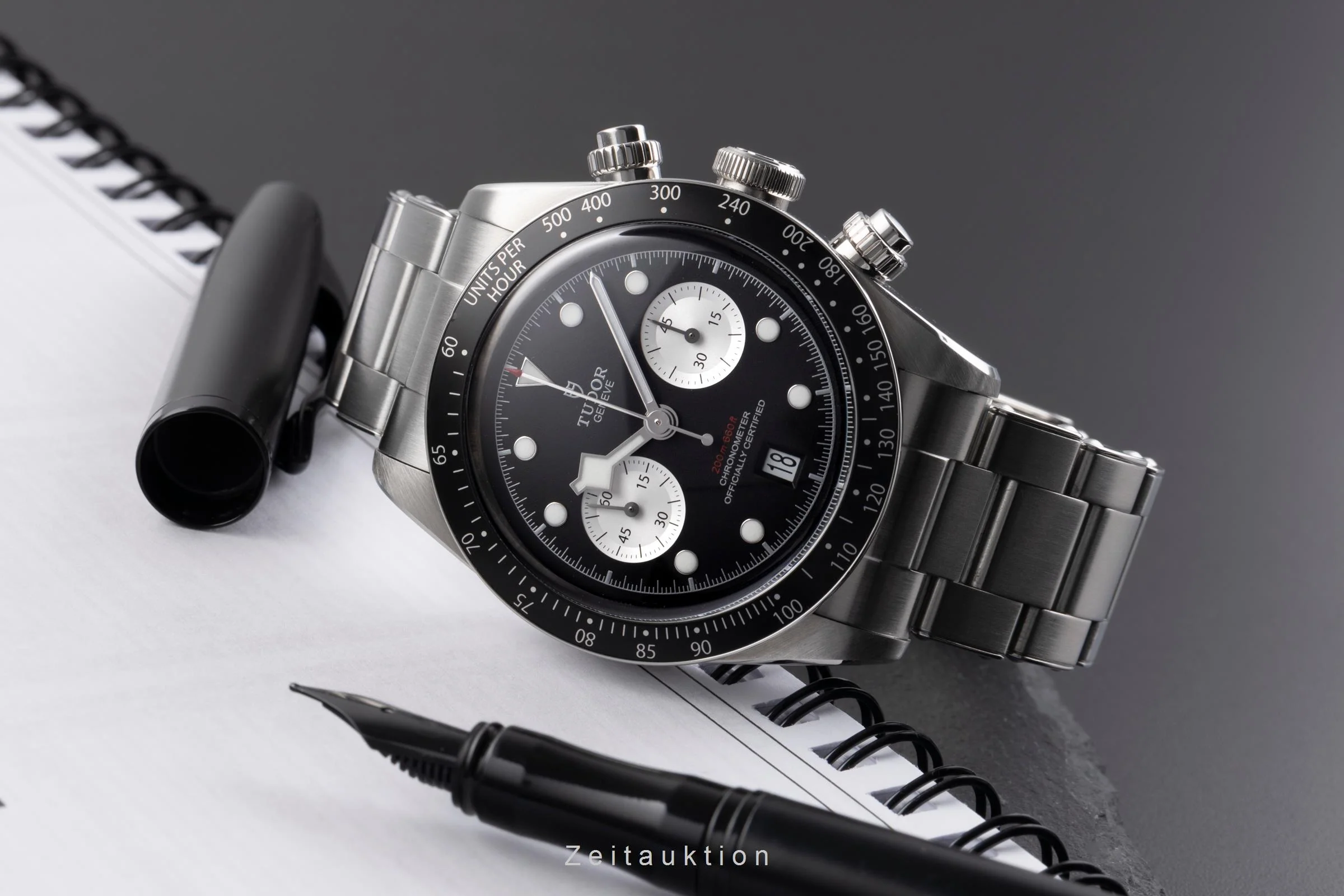 Tudor Heritage Black Bay chronograph steel automatic men's watch 79360N  [2505255] - Image 3