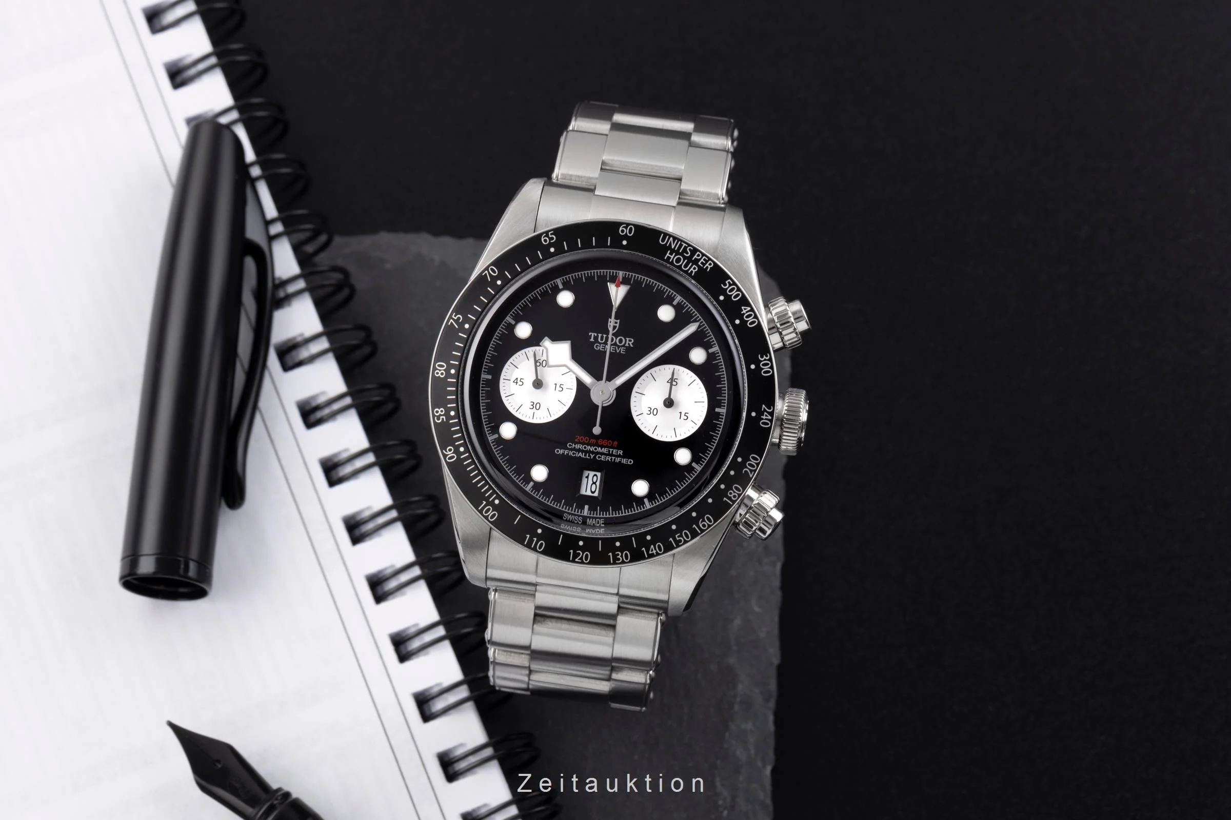 Tudor Heritage Black Bay chronograph steel automatic men's watch 79360N  [2505255] - Image 4