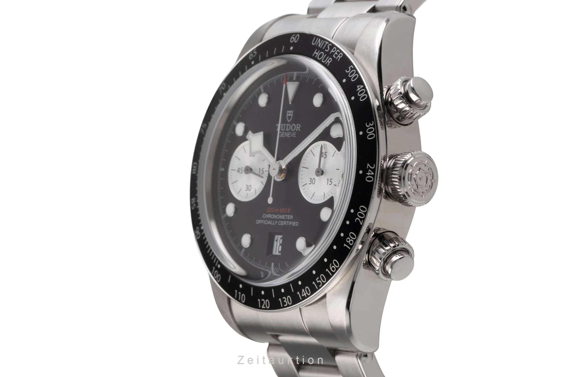 Tudor Heritage Black Bay chronograph steel automatic men's watch 79360N  [2505255] - Image 7