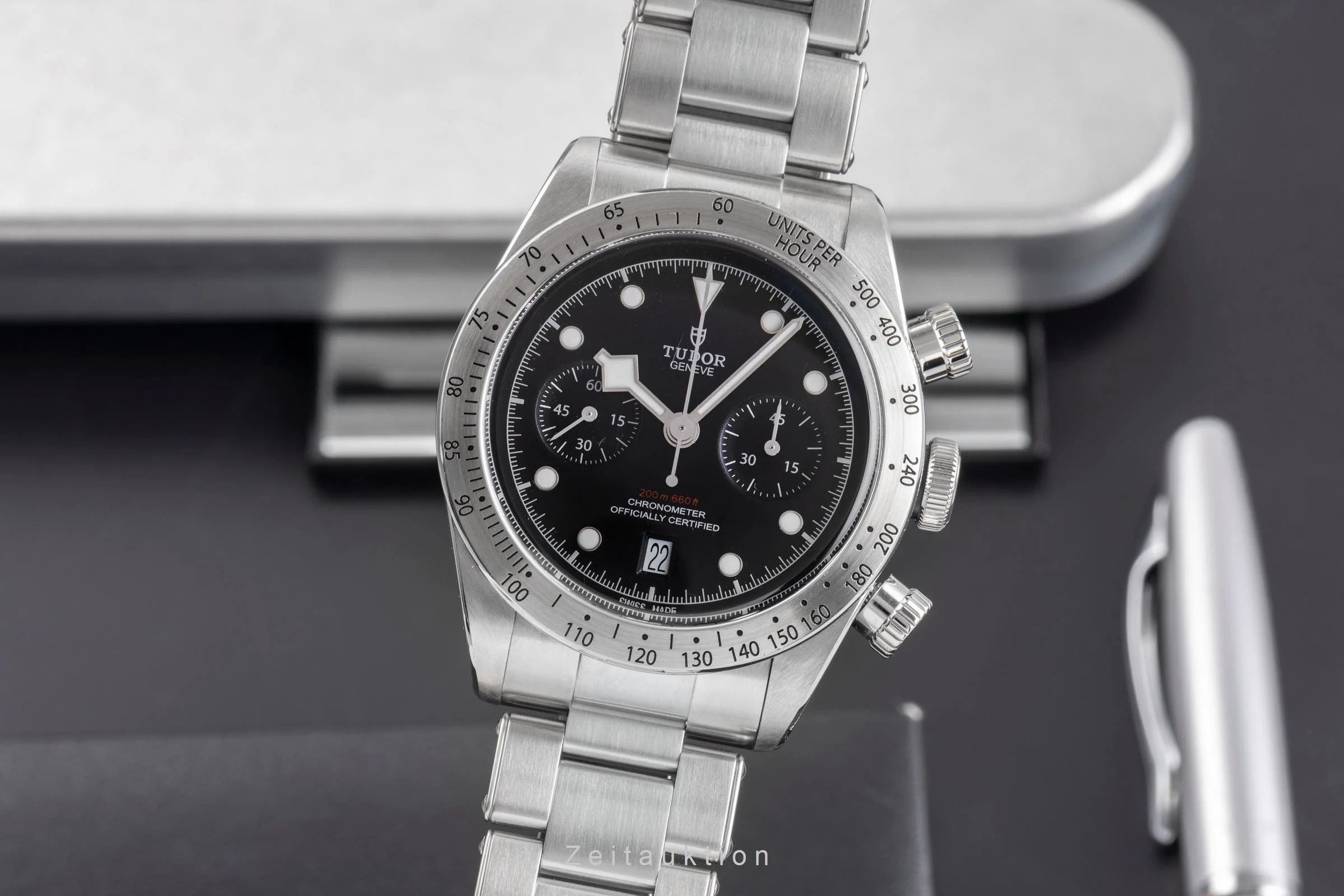 Tudor Heritage Chronograph  chronograph steel automatic men's watch 79350 LP: 5760EUR  [2504349] - Image 2