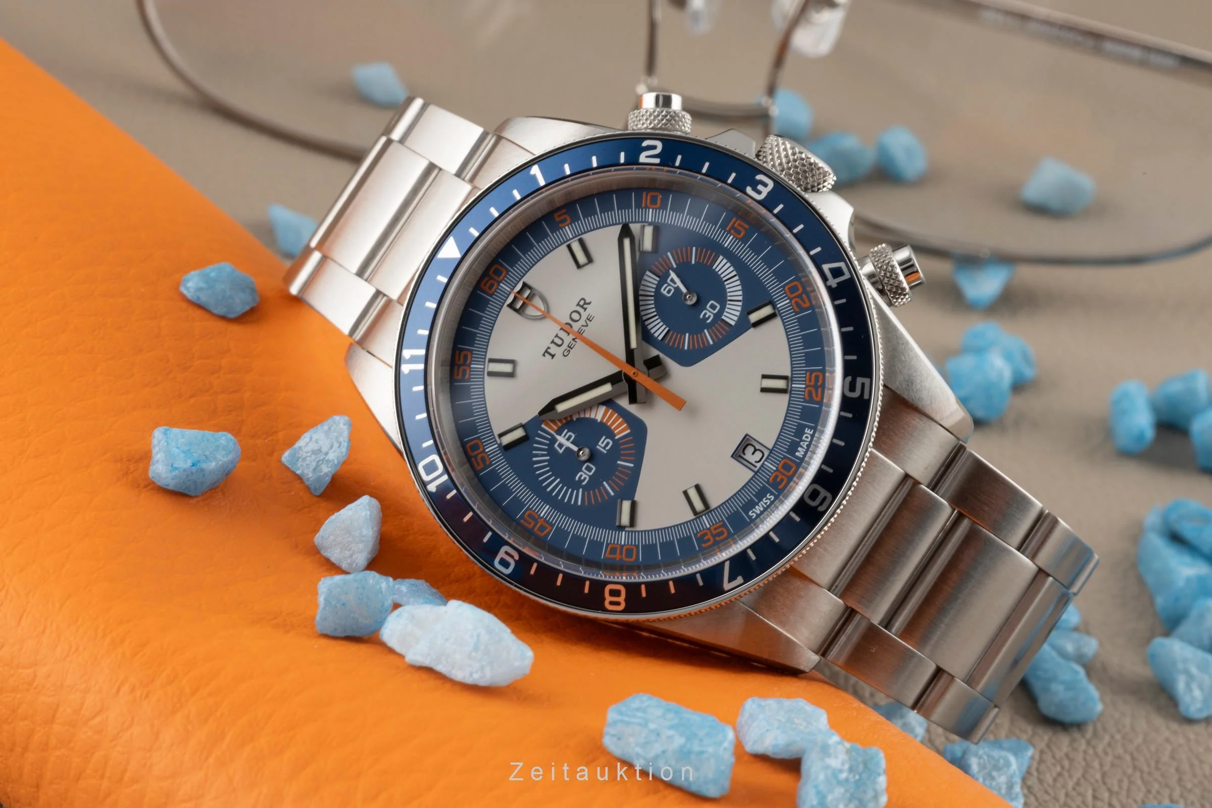 Tudor Heritage chronograph steel automatic men's watch 70330B LP: 5550EUR  [2400127] - Image 2