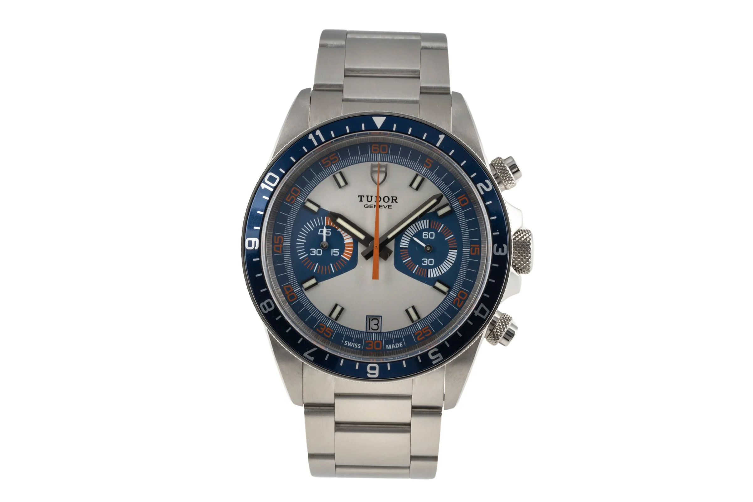 Tudor Heritage chronograph steel automatic men's watch 70330B LP: 5550EUR  [2400127] - Image 4