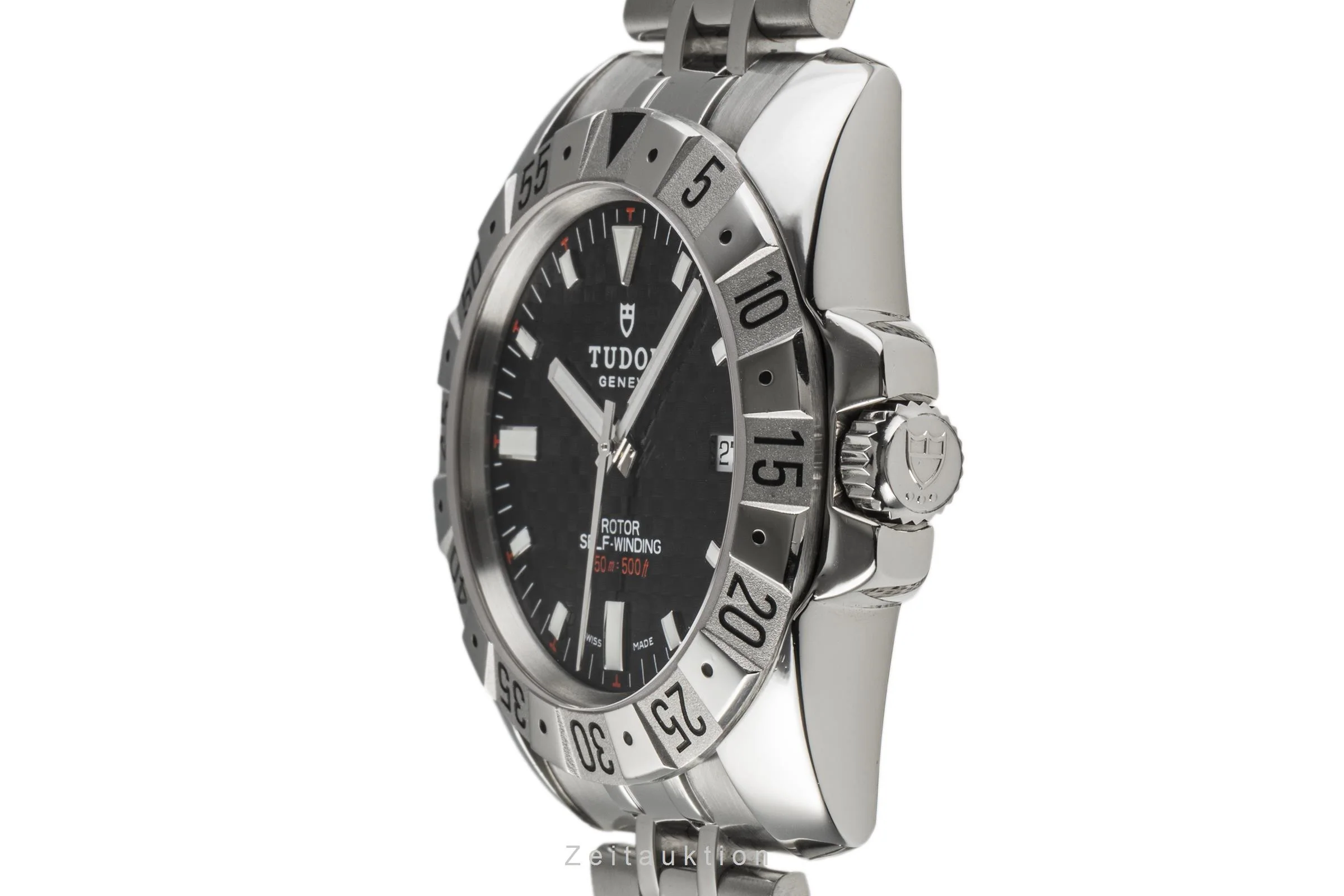 Tudor Hydronaut steel automatic men's watch 20020  [2301183] - Image 6