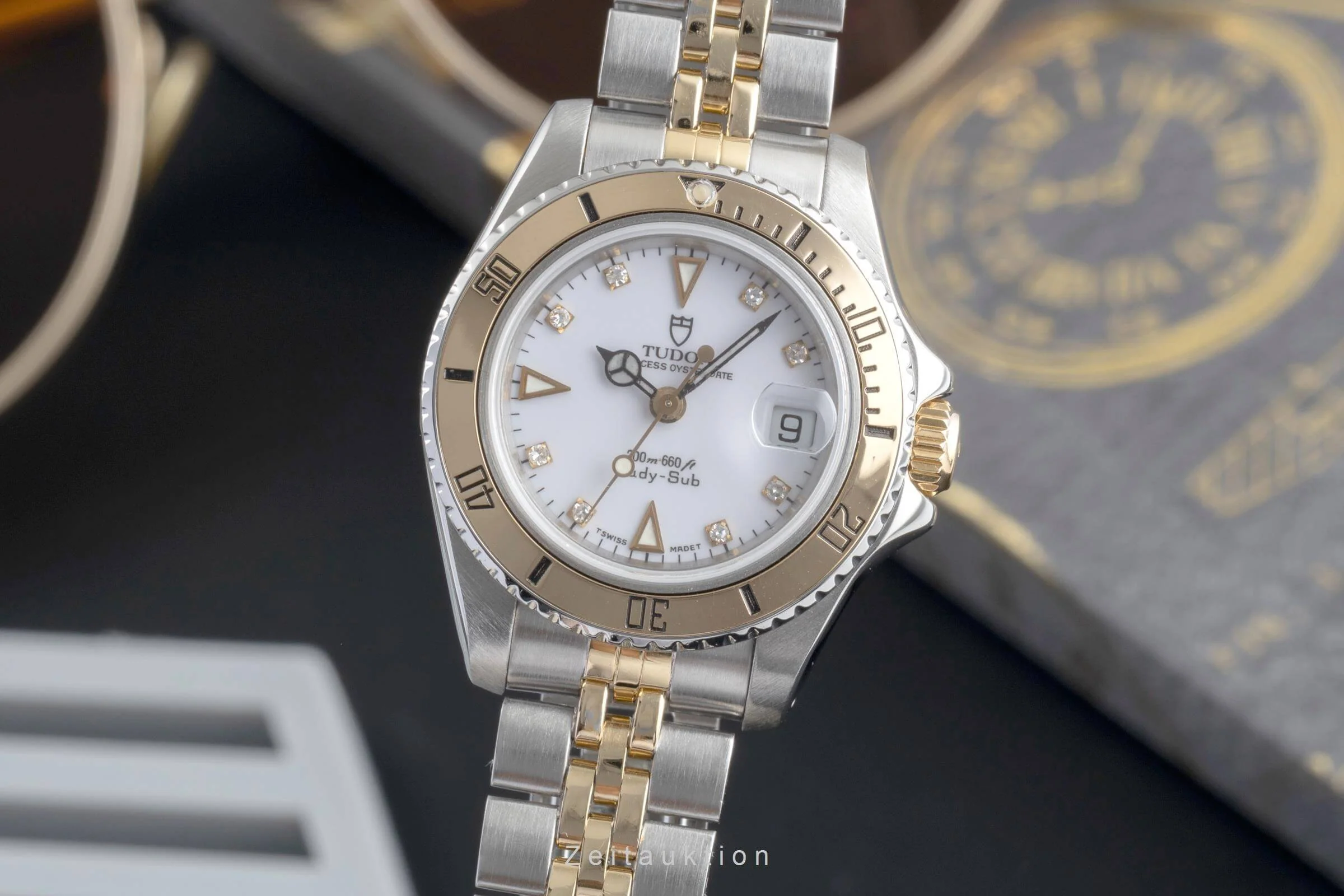 Tudor Lady-Sub steel / gold automatic women's watch 96093  [2502078] - Image 2