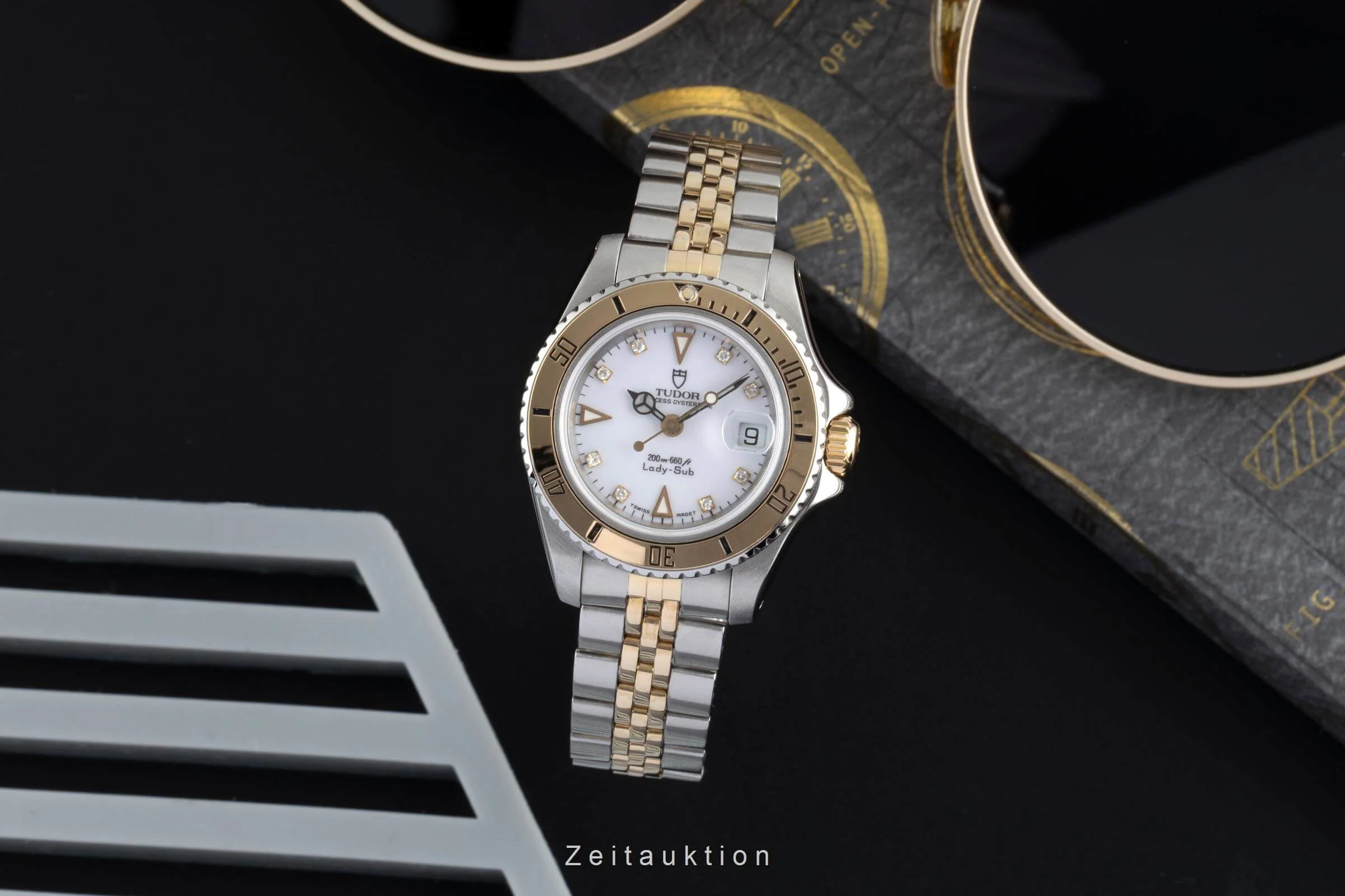 Tudor Lady-Sub steel / gold automatic women's watch 96093  [2502078] - Image 4