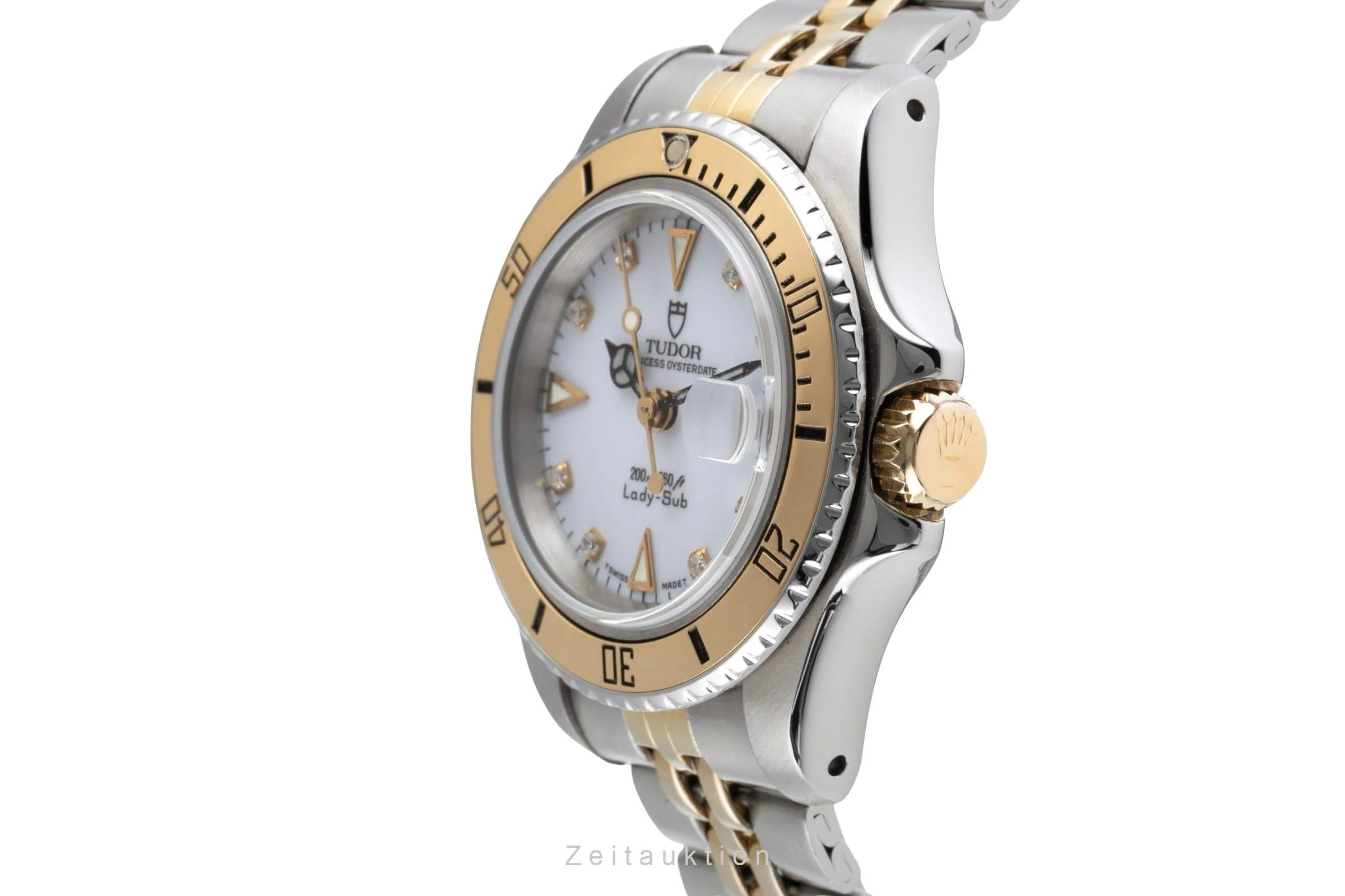 Tudor Lady-Sub steel / gold automatic women's watch 96093  [2502078] - Image 7