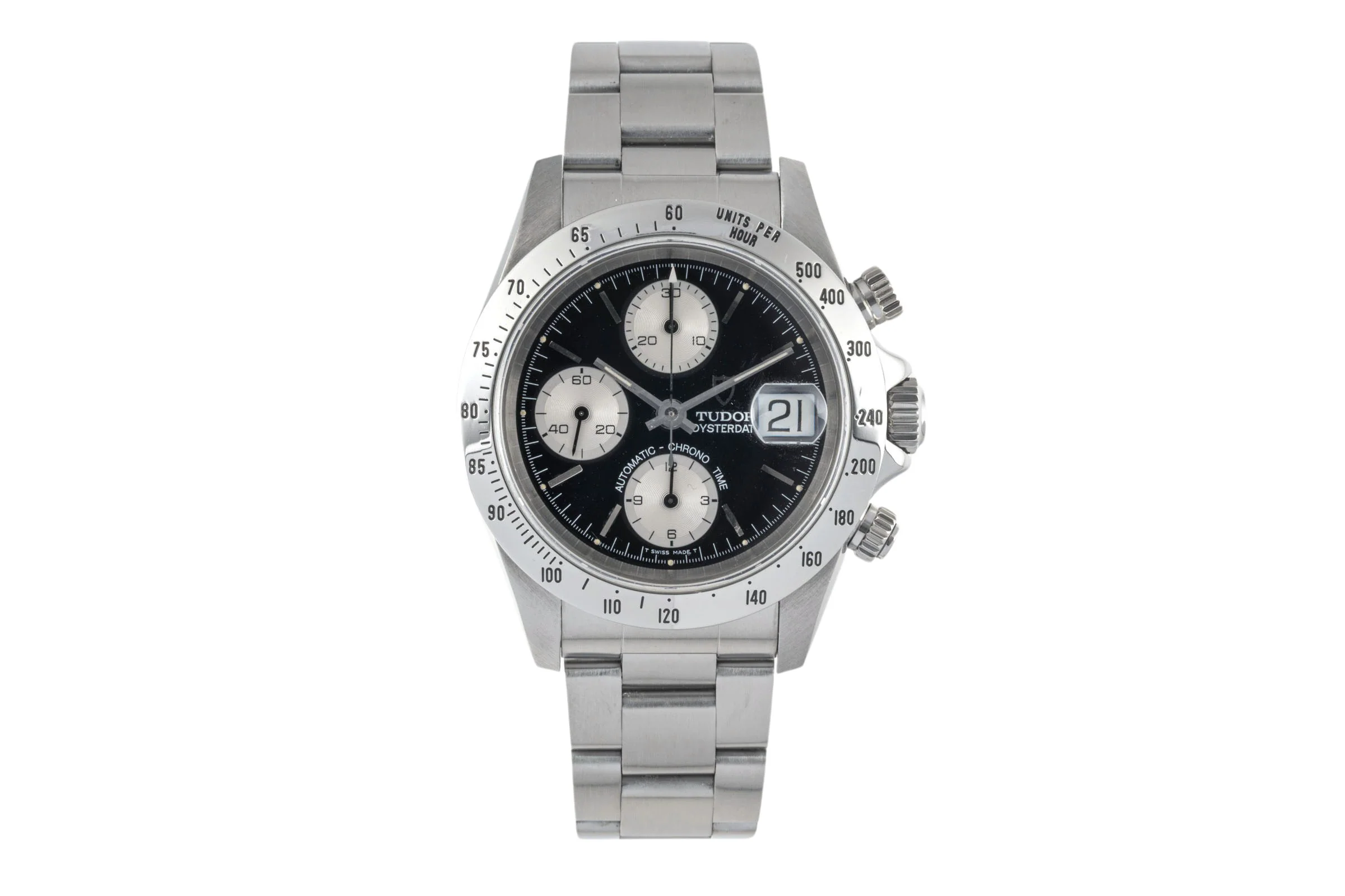 Tudor Oysterdate chronograph steel automatic men's watch 79280  [2305246] - Image 4