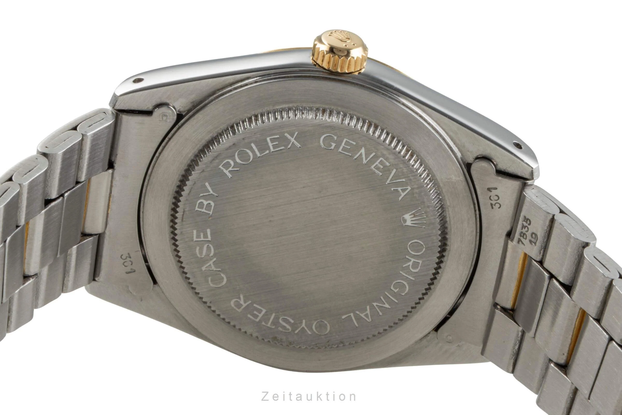 Tudor Oysterdate steel / gold automatic men's watch 74033  [2502393] - Image 11
