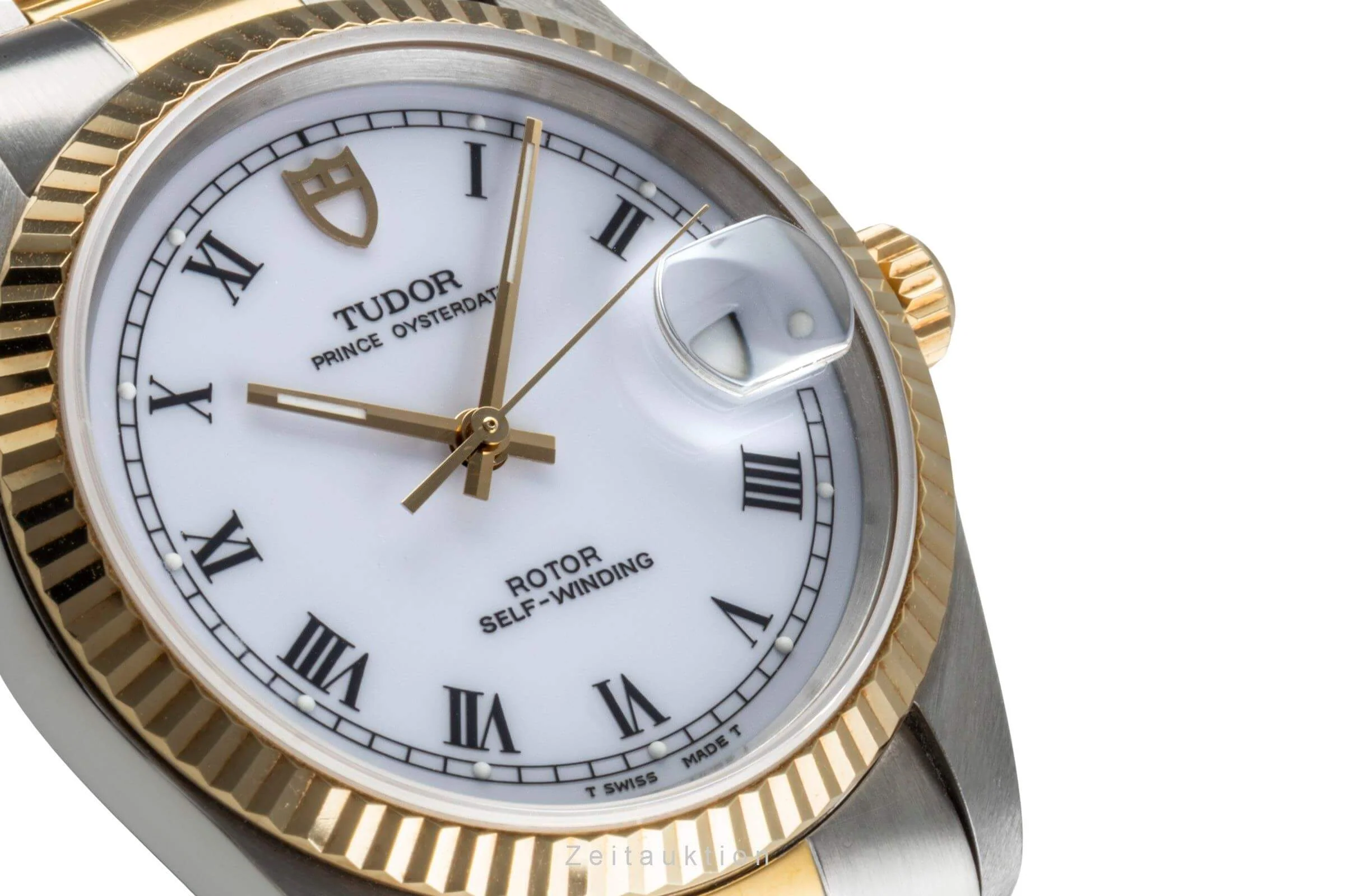 Tudor Oysterdate steel / gold automatic men's watch 74033  [2502393] - Image 4