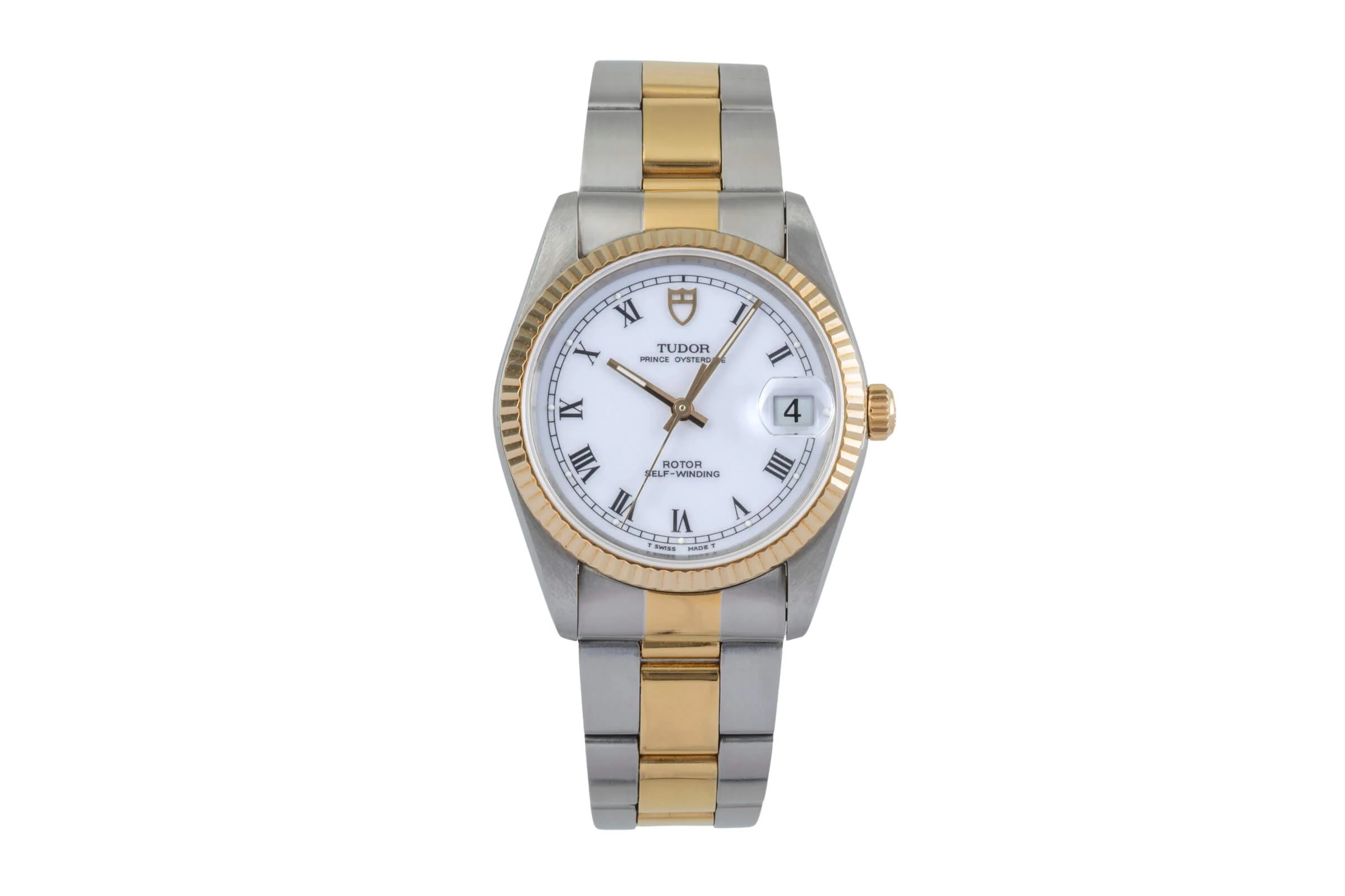 Tudor Oysterdate steel / gold automatic men's watch 74033  [2502393] - Image 5