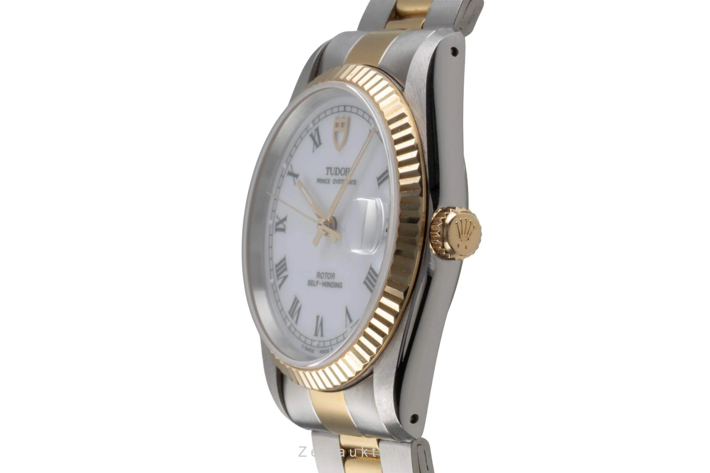 Tudor Oysterdate steel / gold automatic men's watch 74033  [2502393] - Image 7