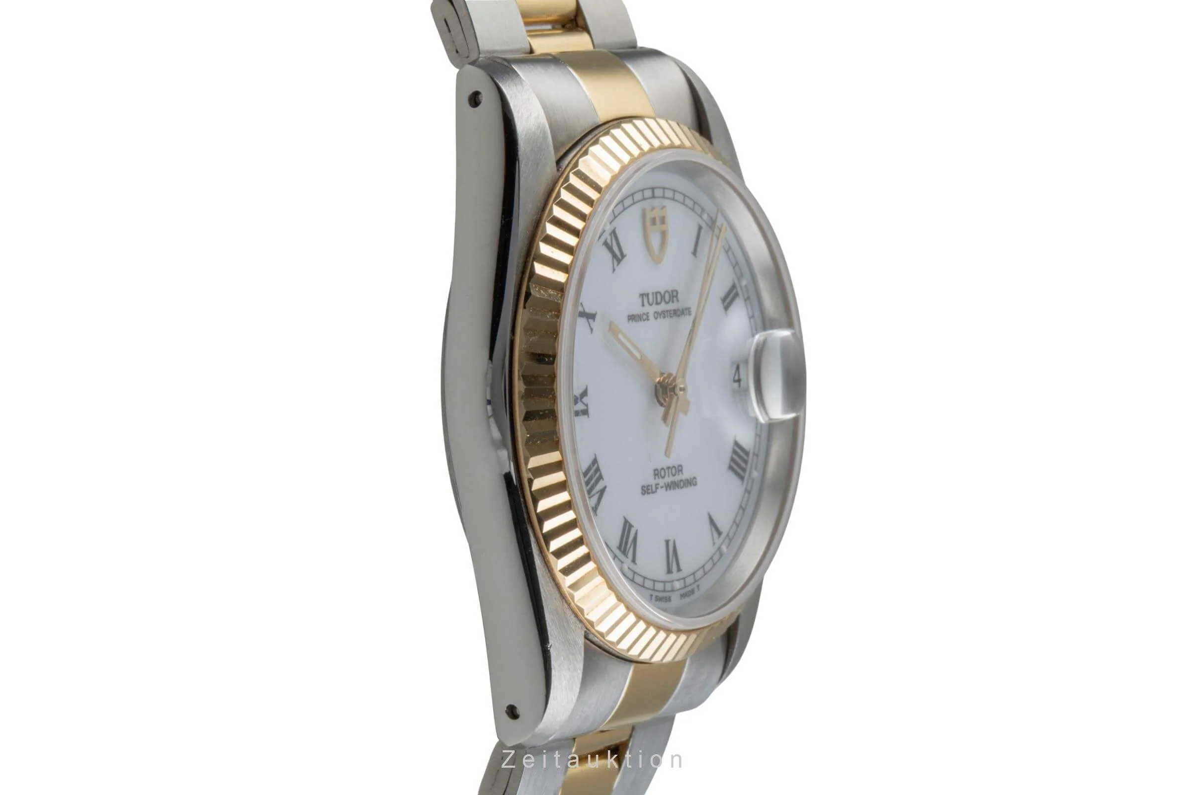 Tudor Oysterdate steel / gold automatic men's watch 74033  [2502393] - Image 8
