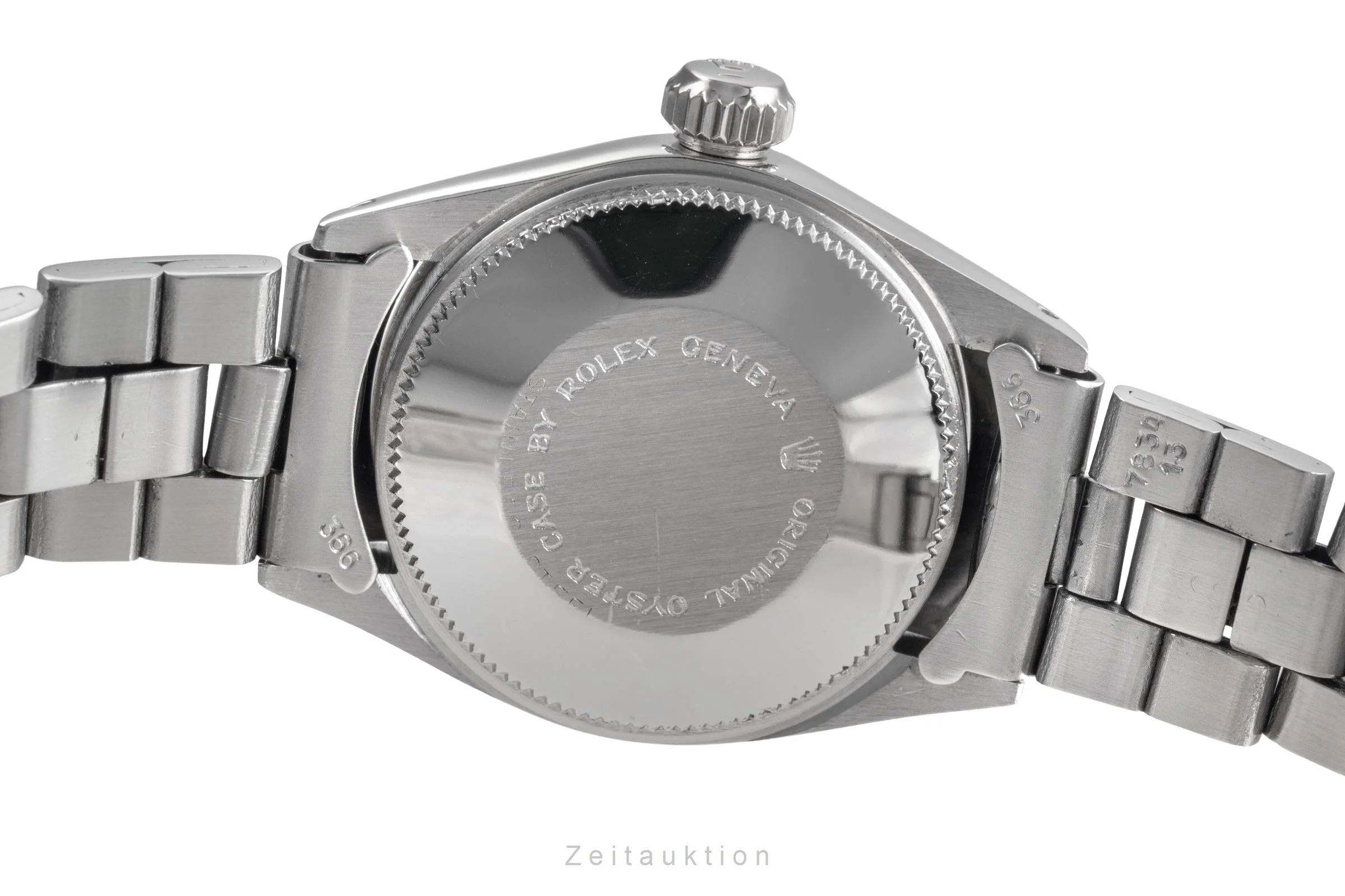 Tudor Oysterdate steel / white gold automatic women's watch 7637/4 Vintage  [2503259] - Image 12
